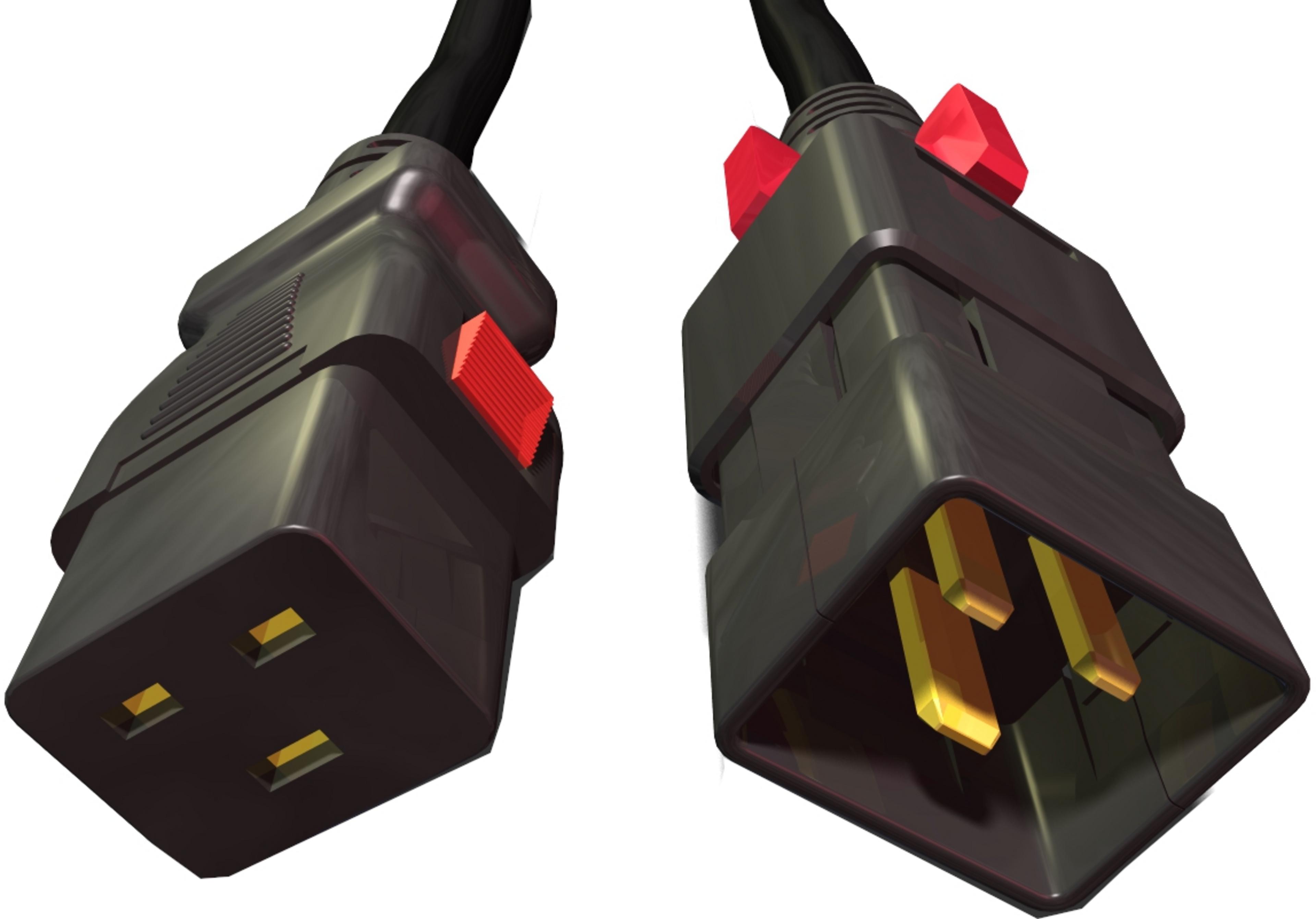 Power Cable zLock IEC 320 C19/C20 4.0m