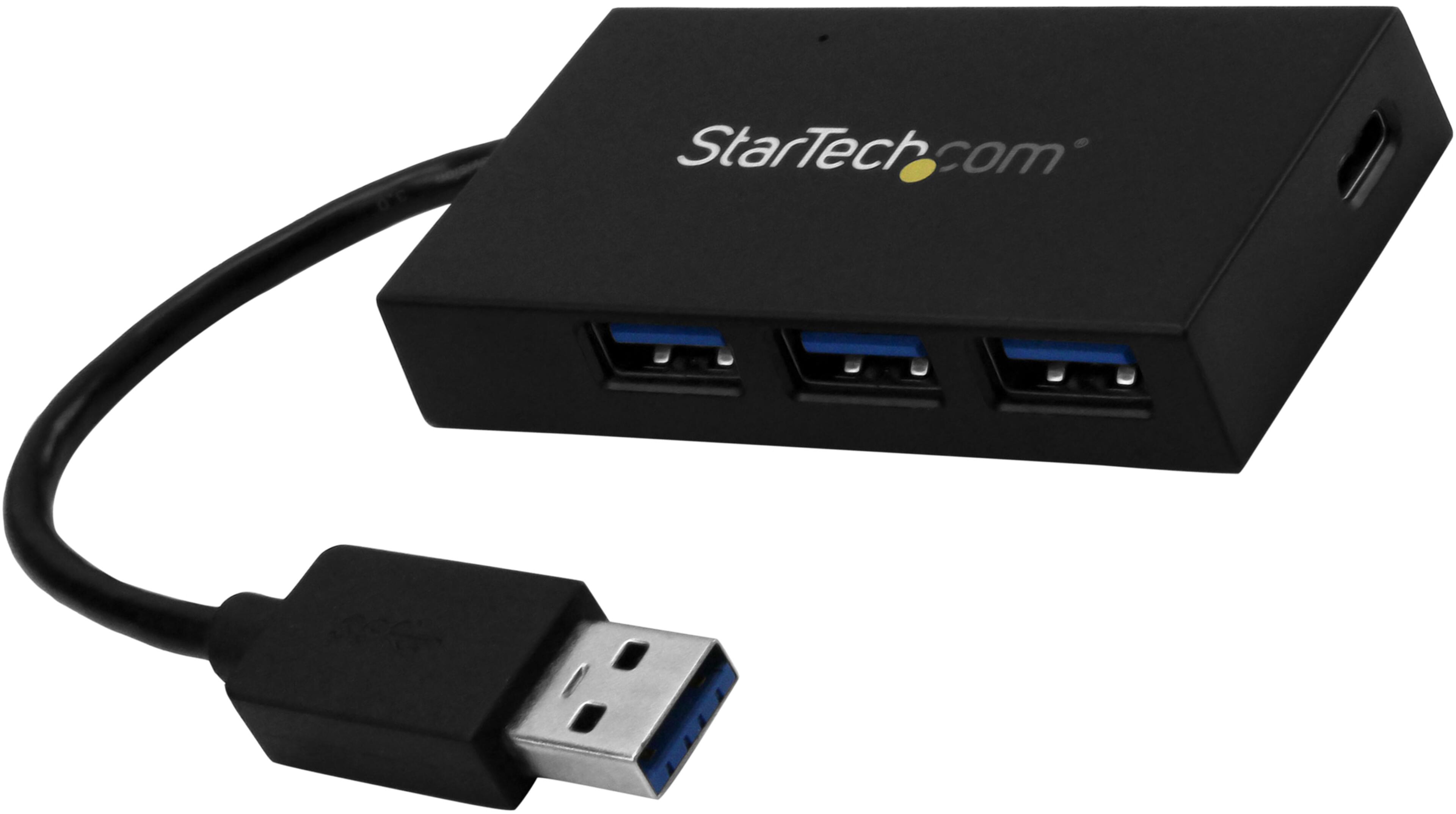 StarTech USB Hub 3.0 4-Port TypC schwarz