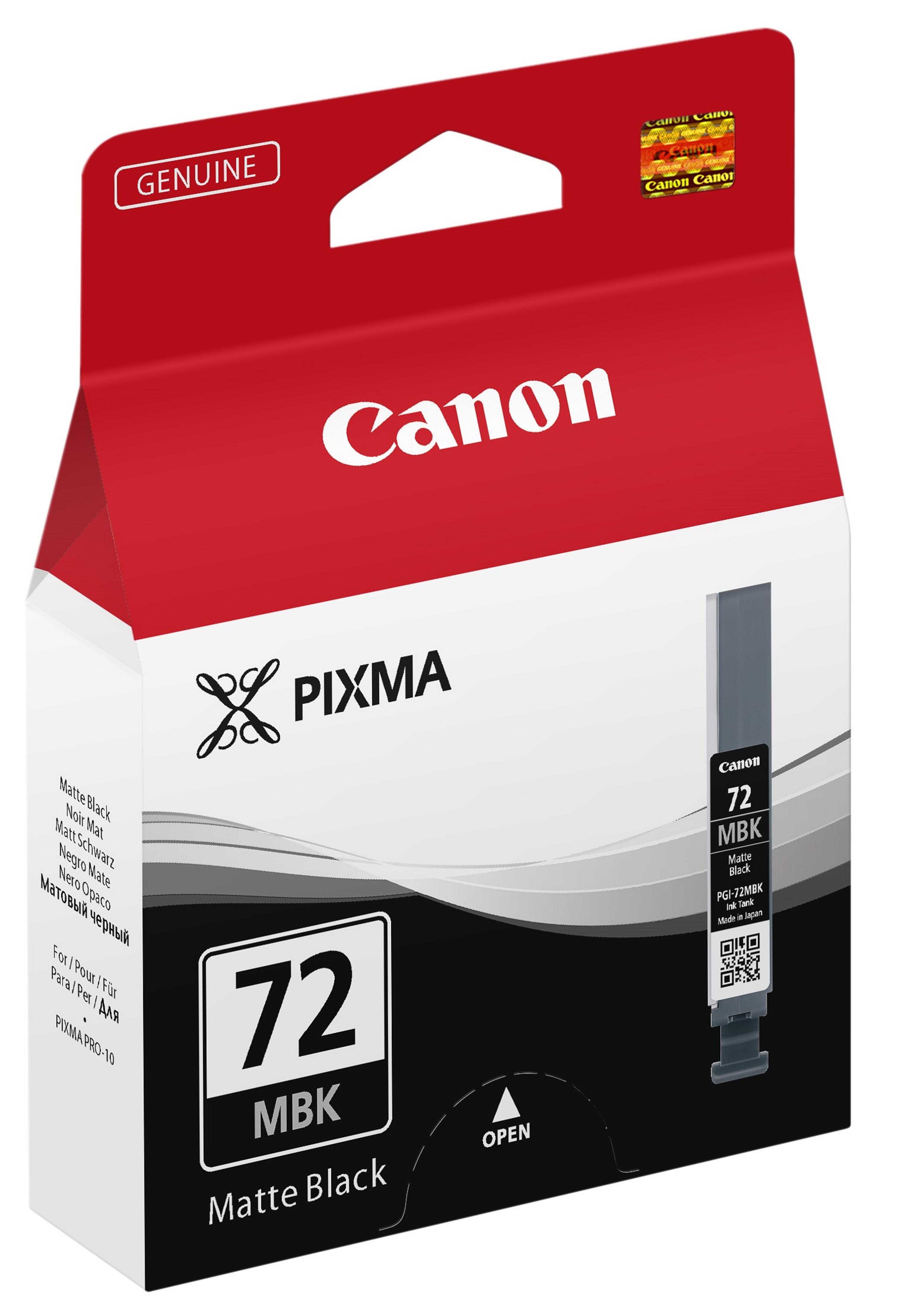 Inchiostro Canon PGI-72MBK nero opaco
