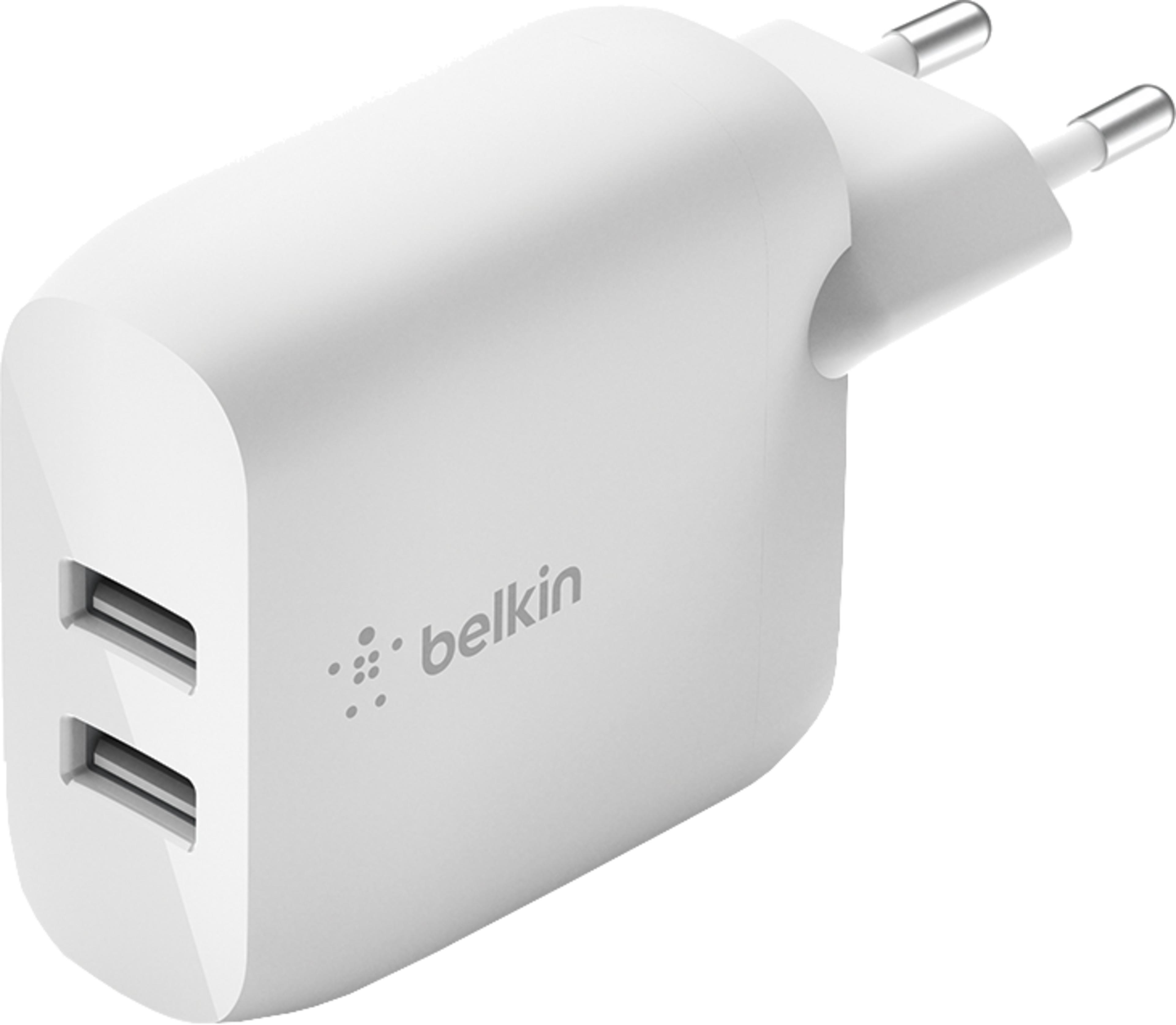 Belkin 24W Dual USB-A Wall Charger
