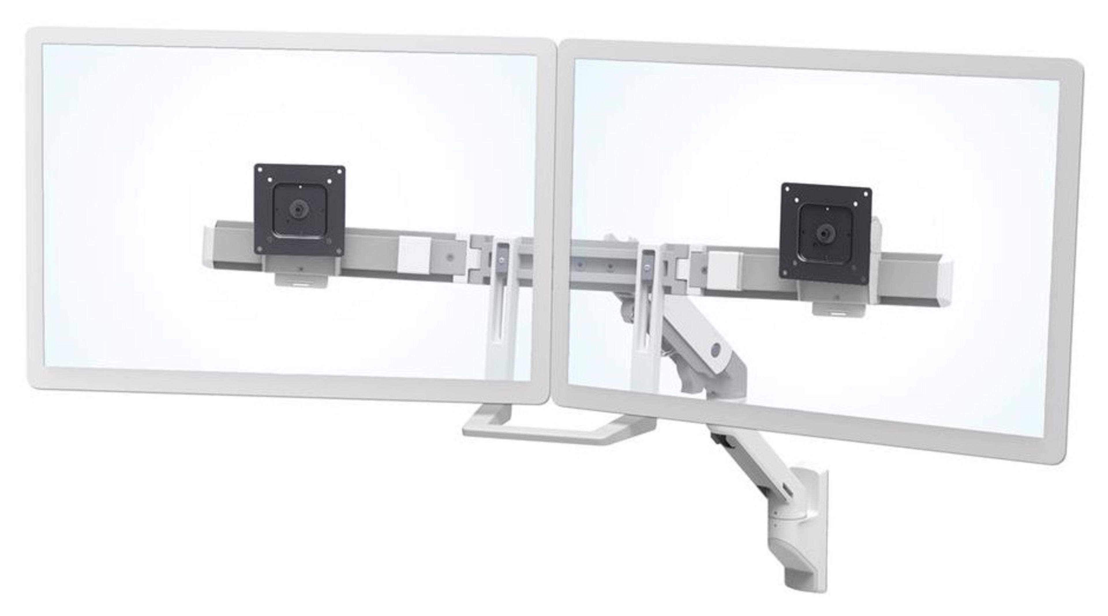 Bras bi-écran Ergotron HX fixation mur