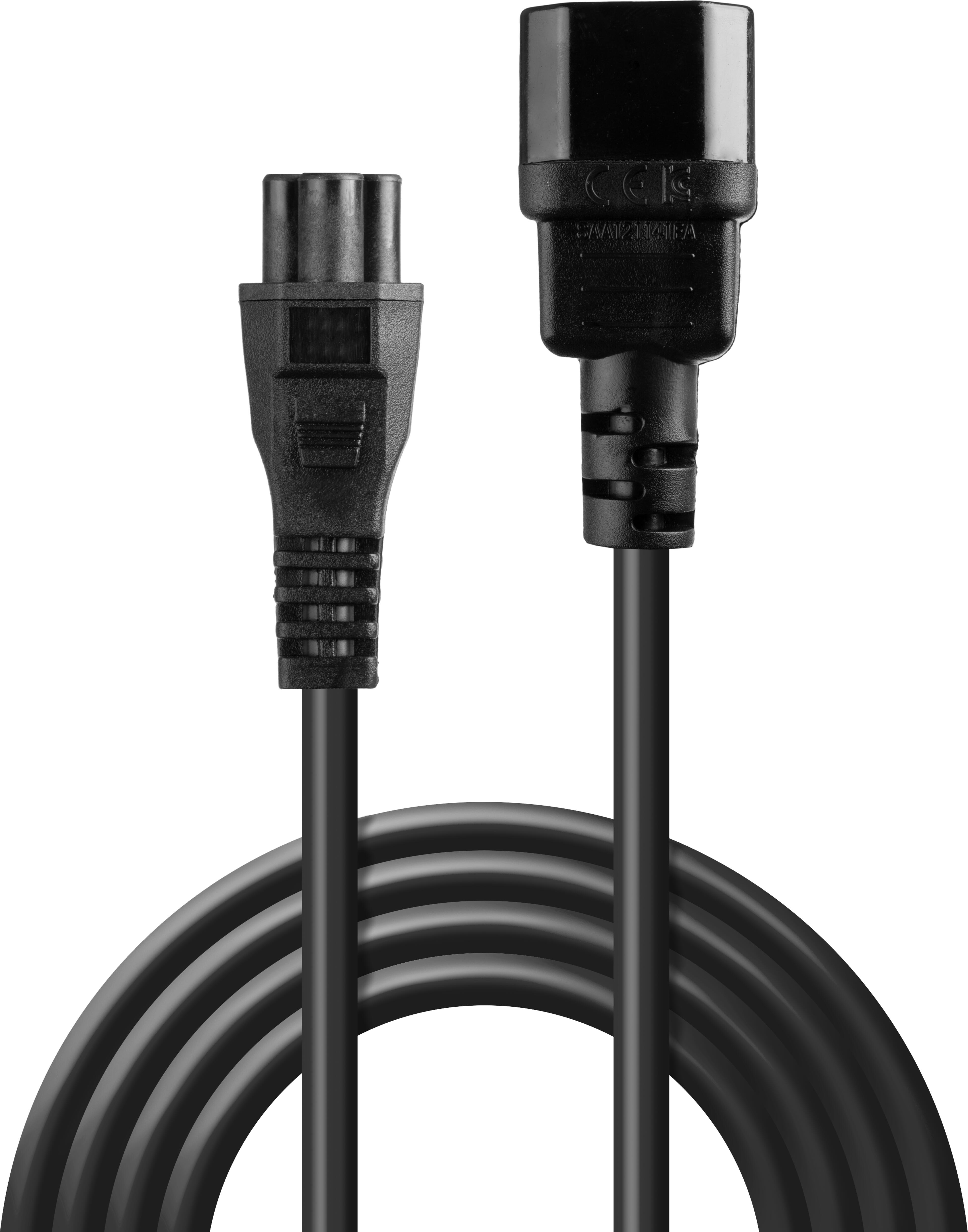 Câble alimentation C14 - C5 5 m noir