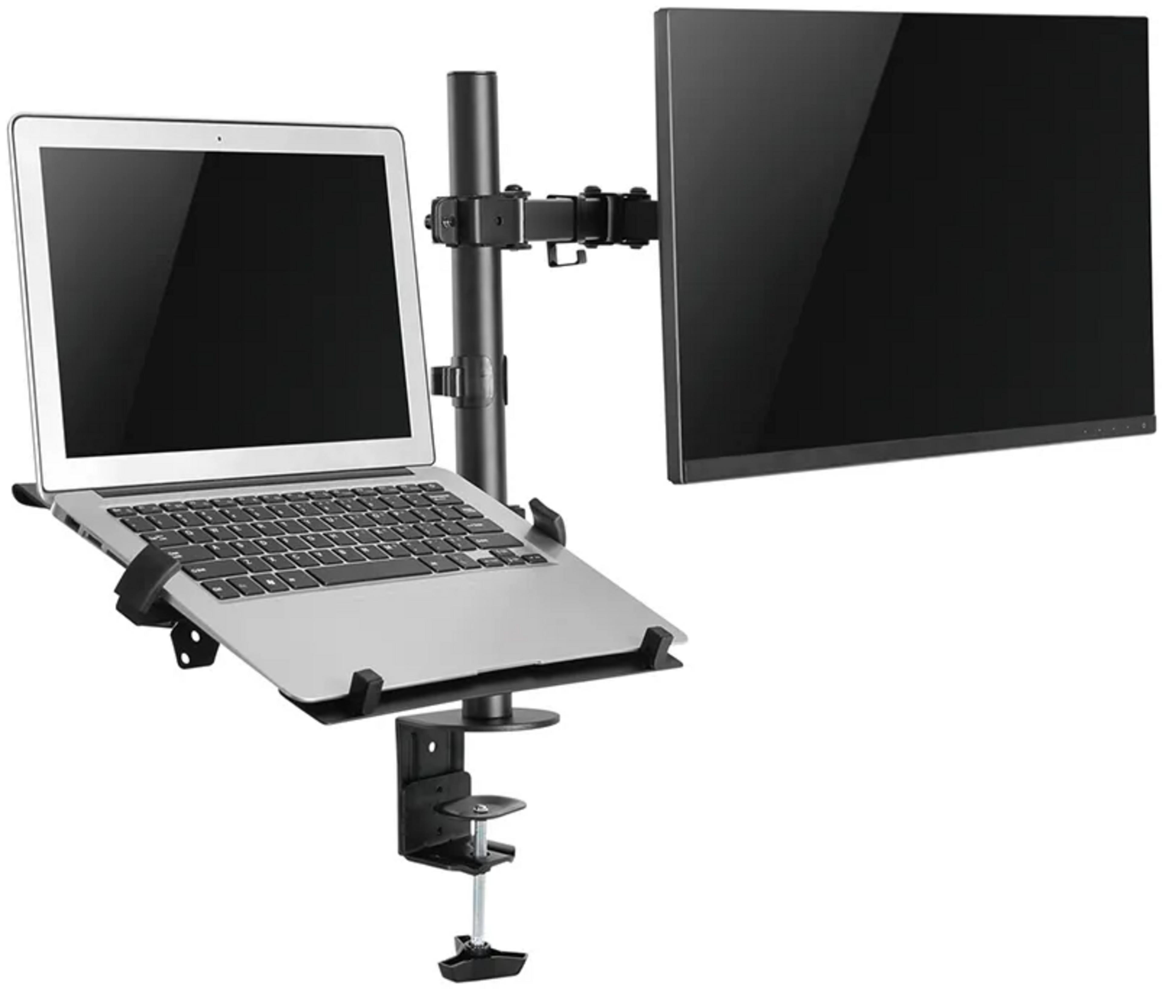 Neomounts Monitor Arm w/ Notebook Holder