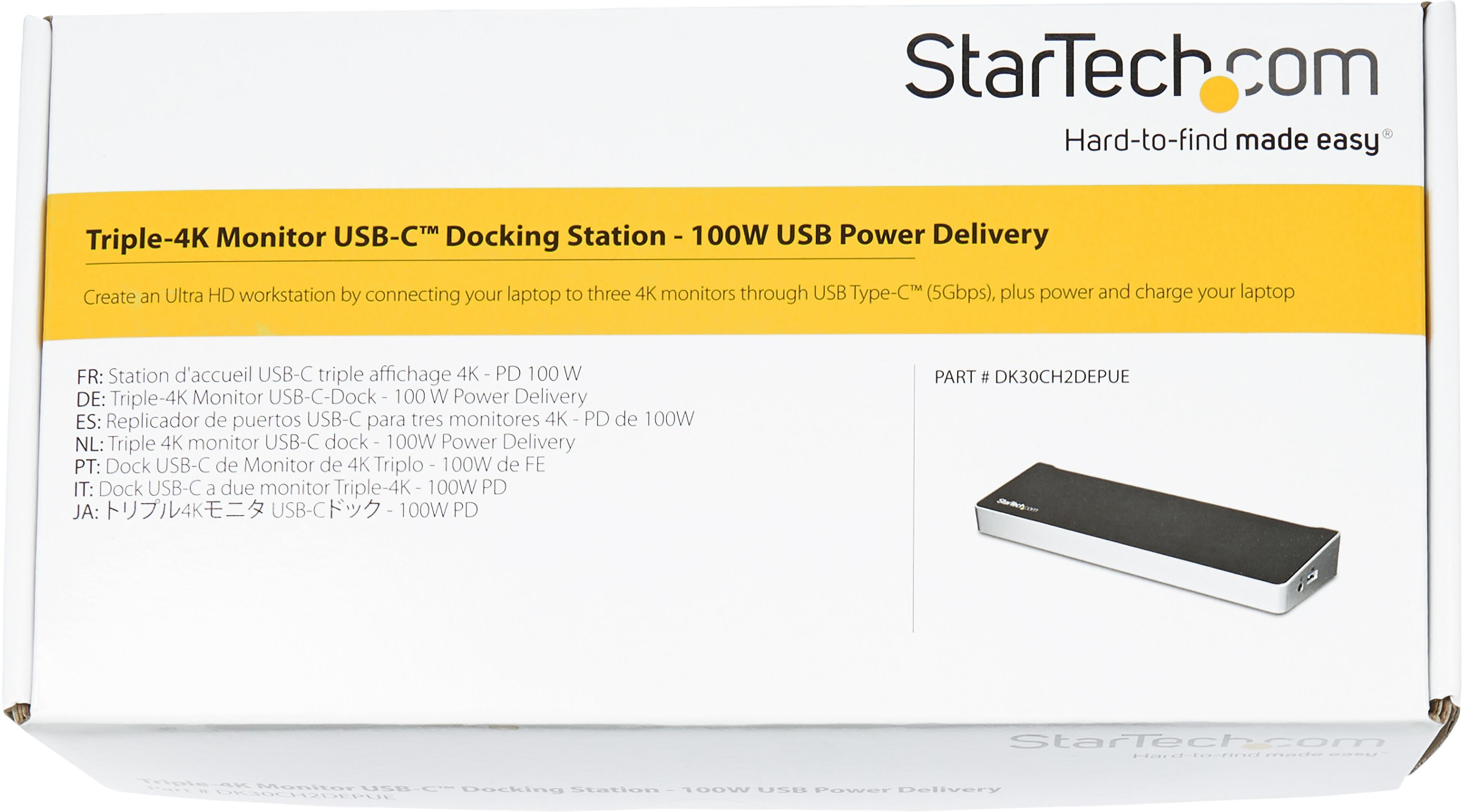 StarTech USB-C 3.0 - HDMI+2xDP Docking