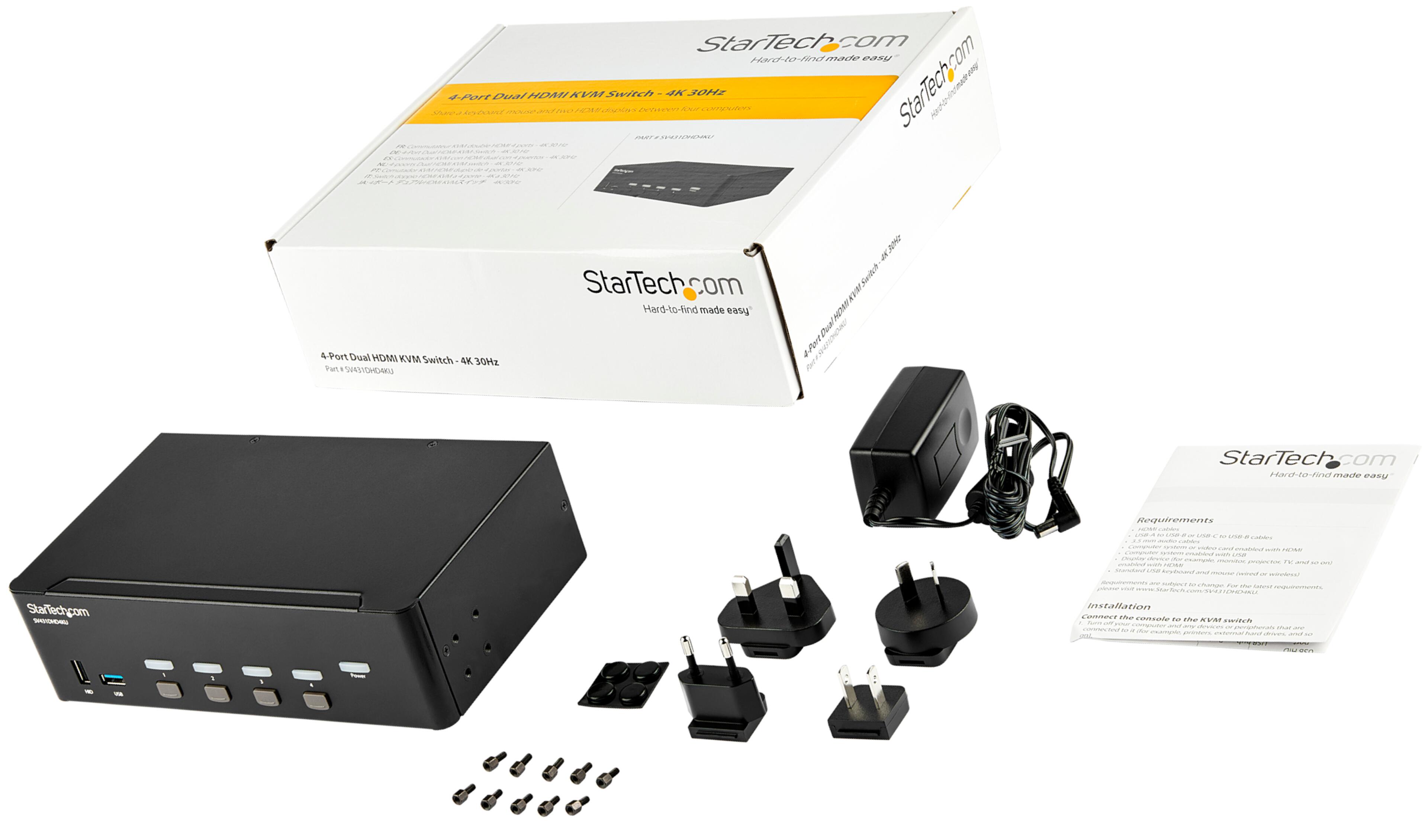 StarTech Przeł. KVM HDMI DualHead 4-Port