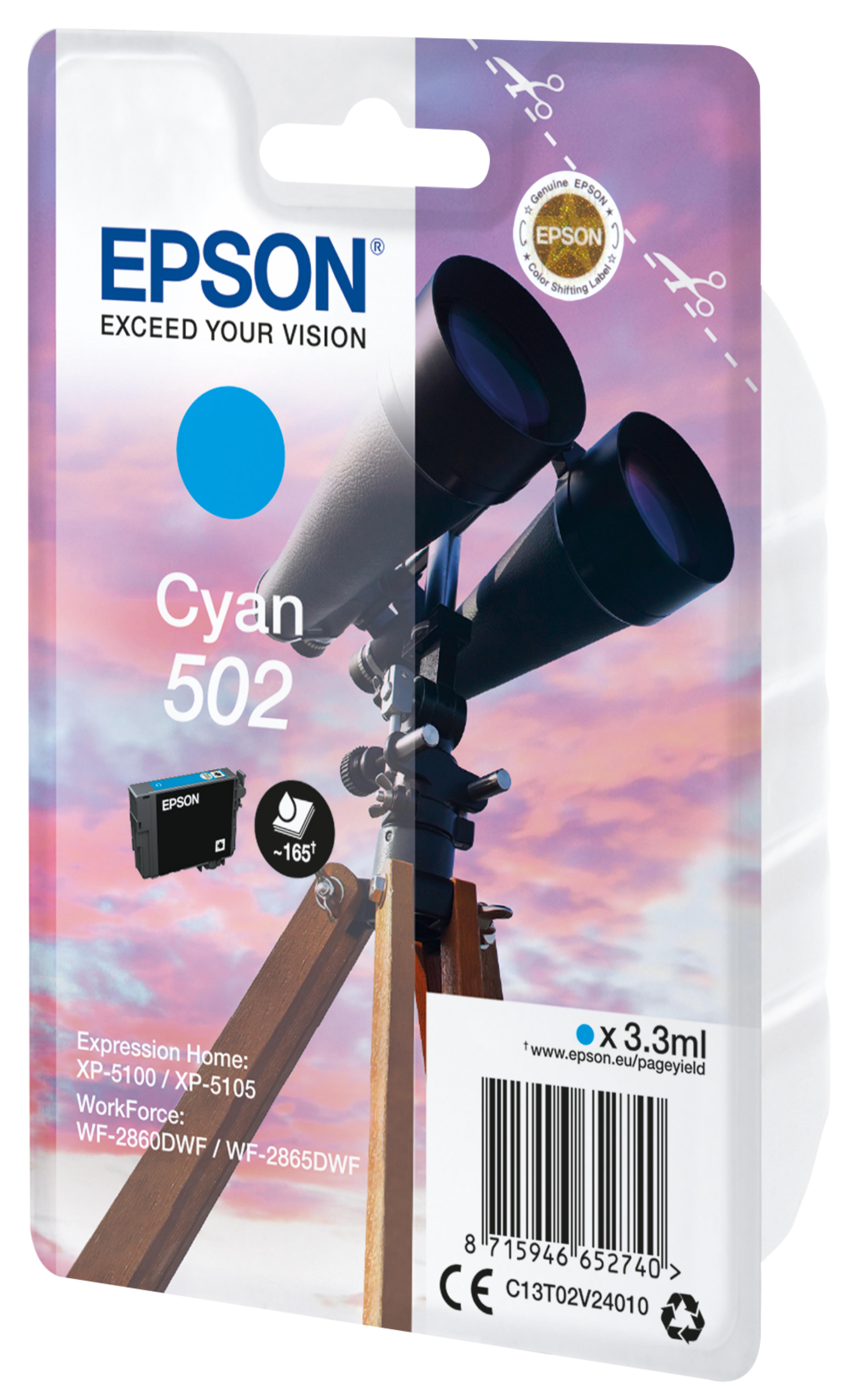 Epson 502 Ink Cyan