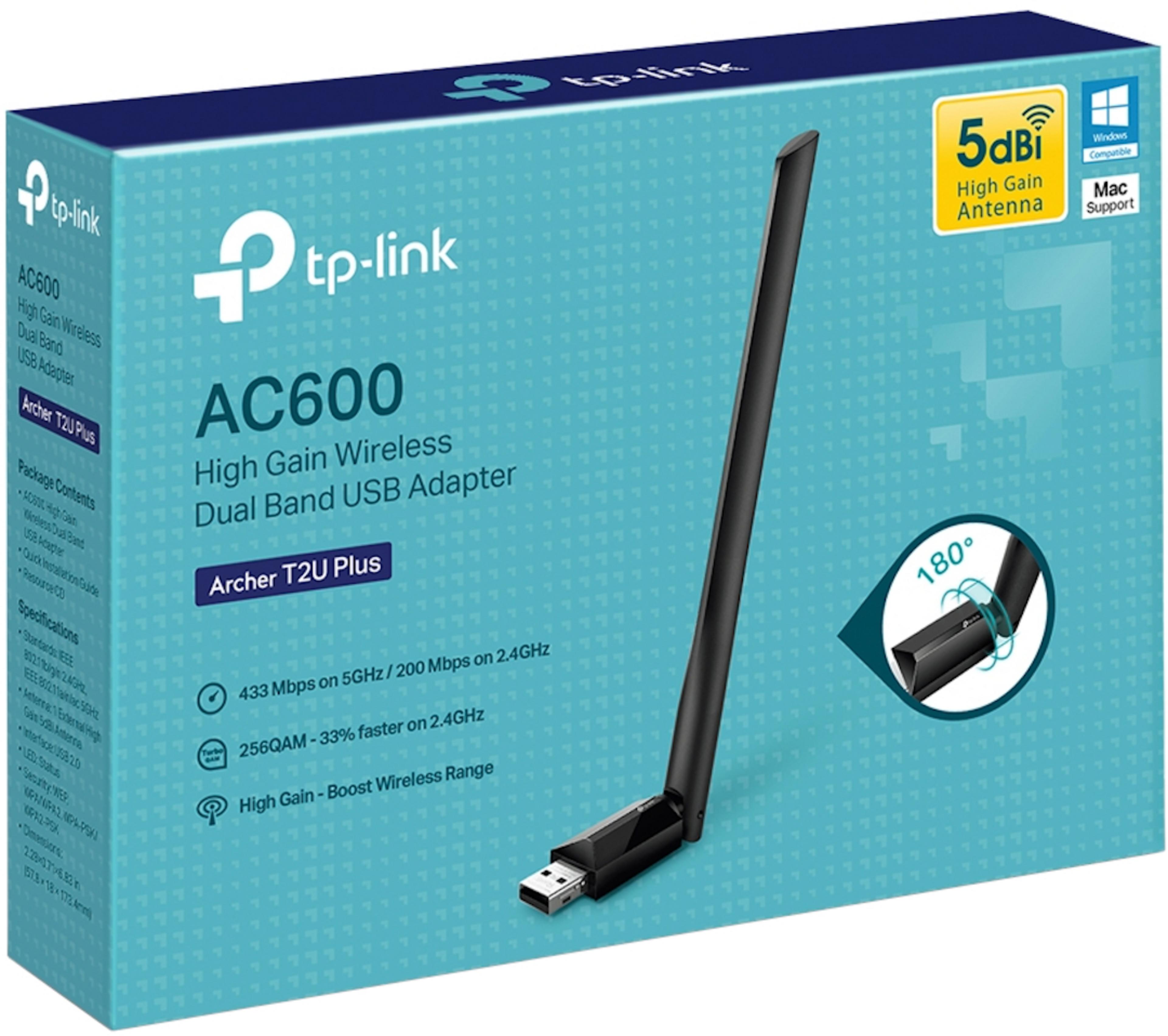 TP-LINK Archer T2U Plus WLAN USB Adapter