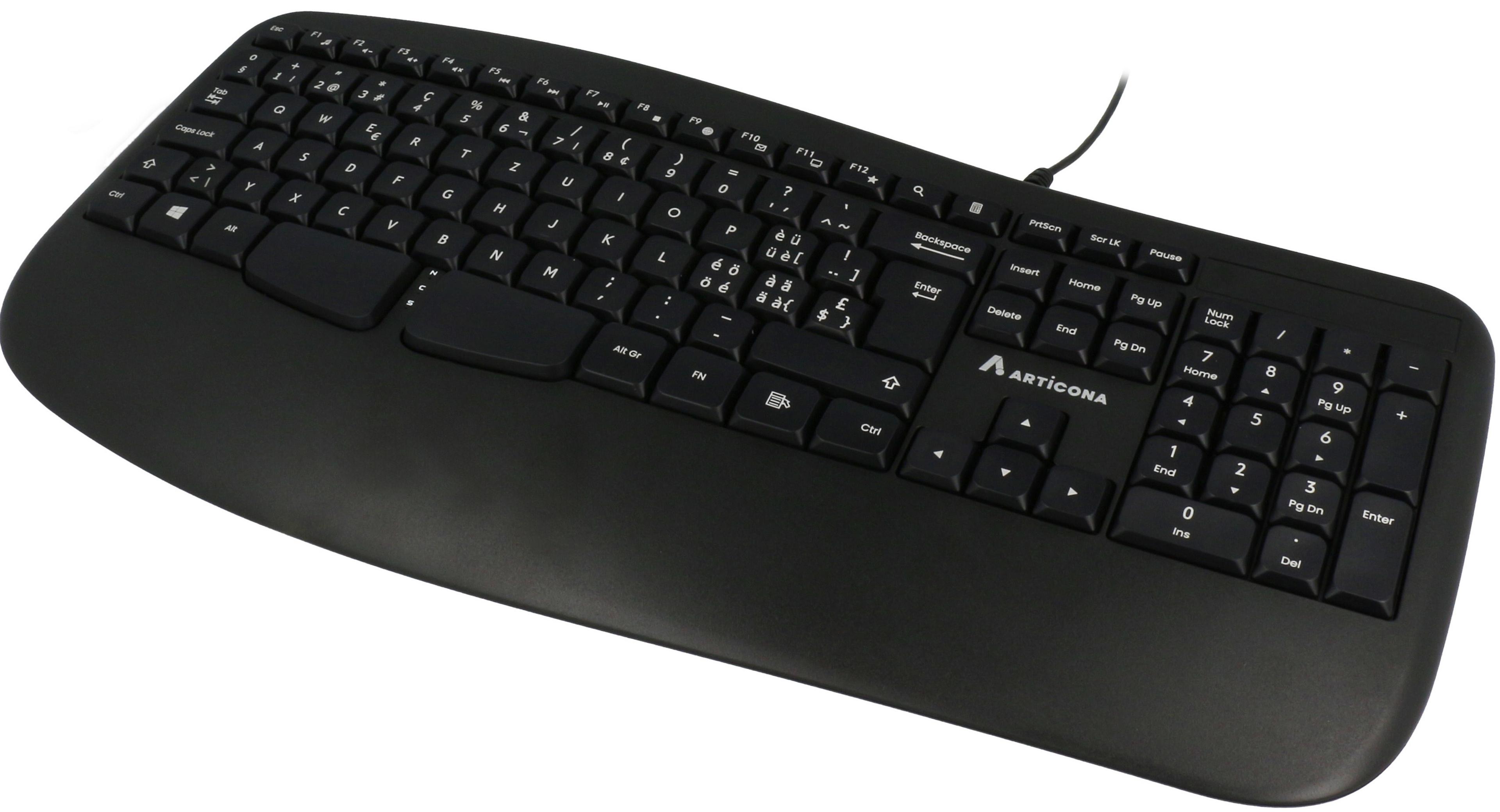 ARTICONA Wired Ergonomic Keyboard