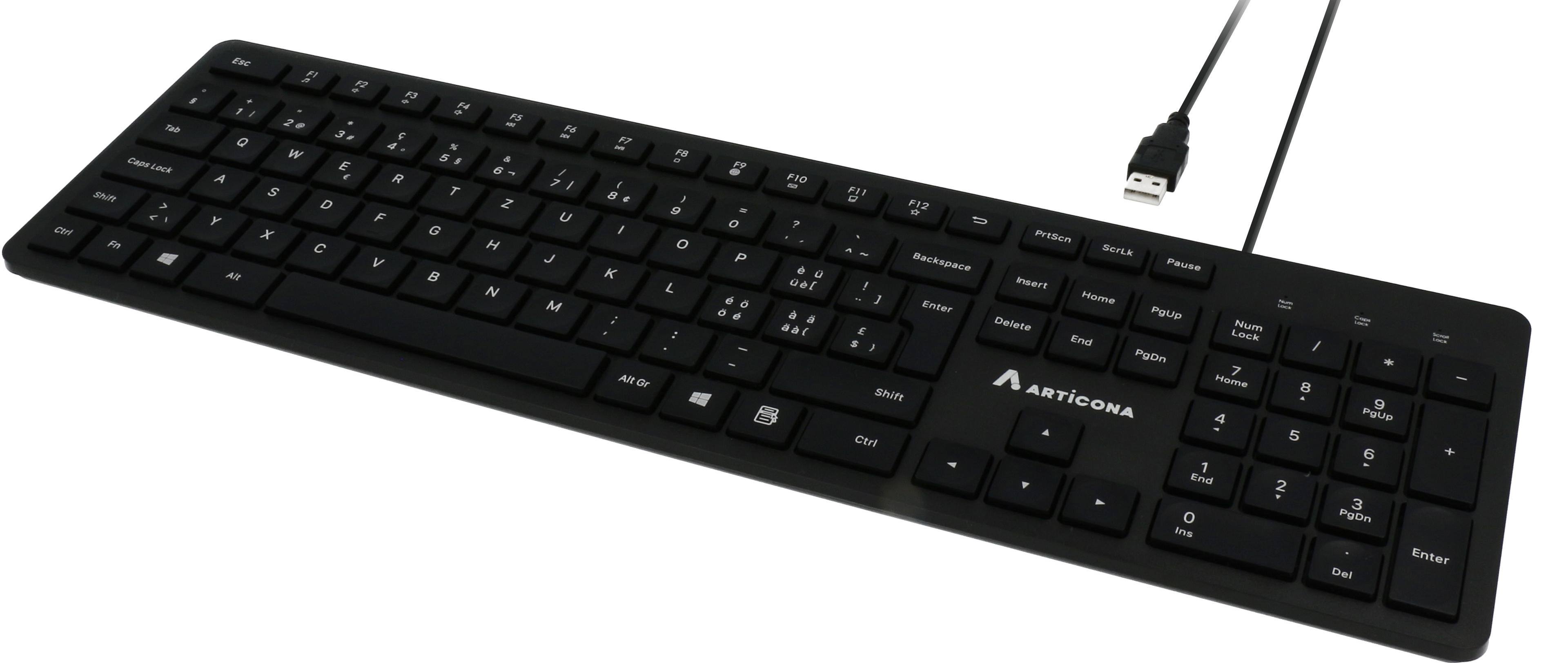 ARTICONA Wired Multimedia Keyboard
