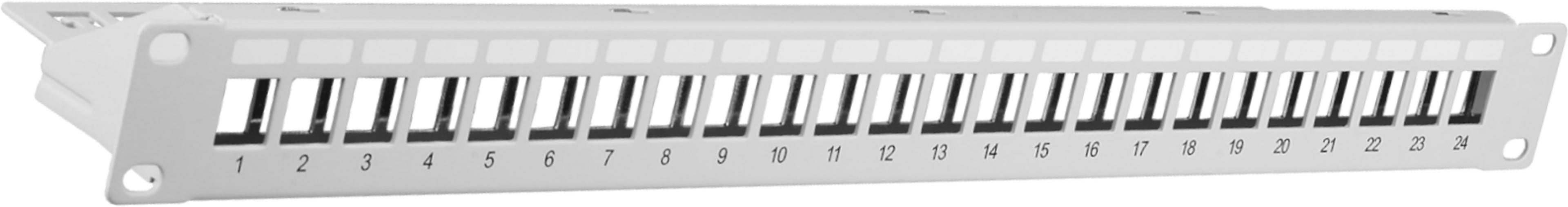 Patch Panel RJ45 24-port w/o Modules