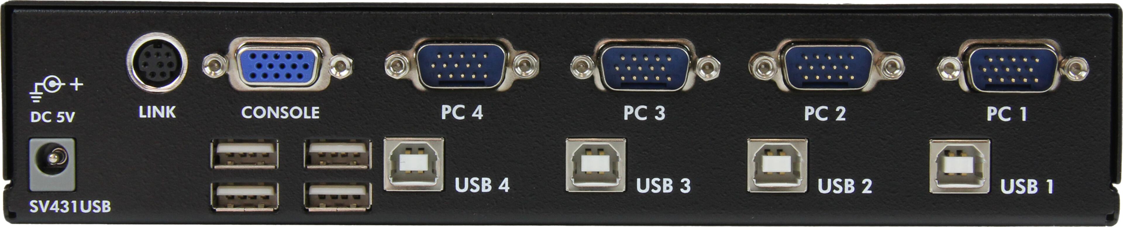 Switch KVM StarTech VGA 4 puertos