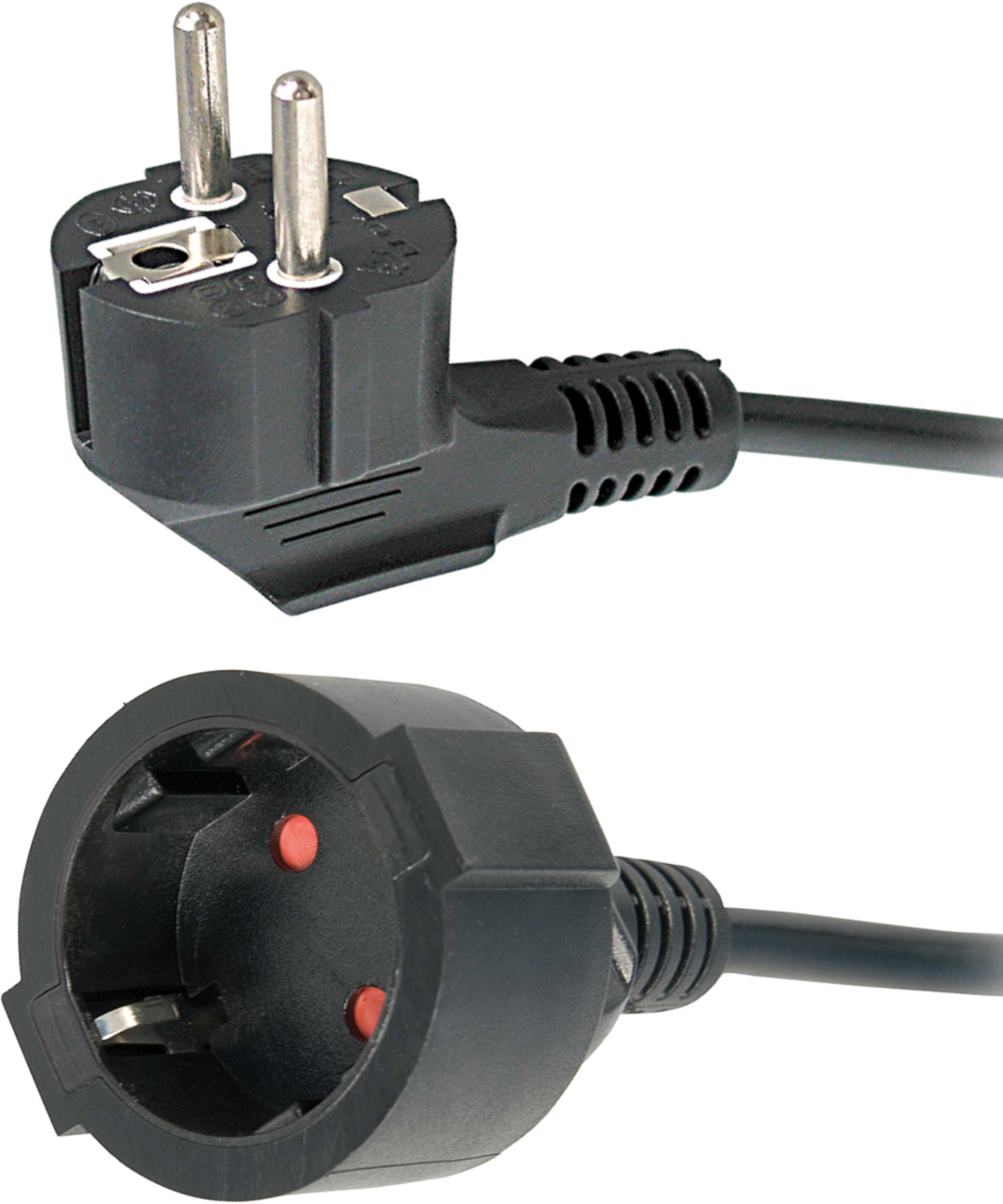 Power Cable Local/m - Local/f 5m Black