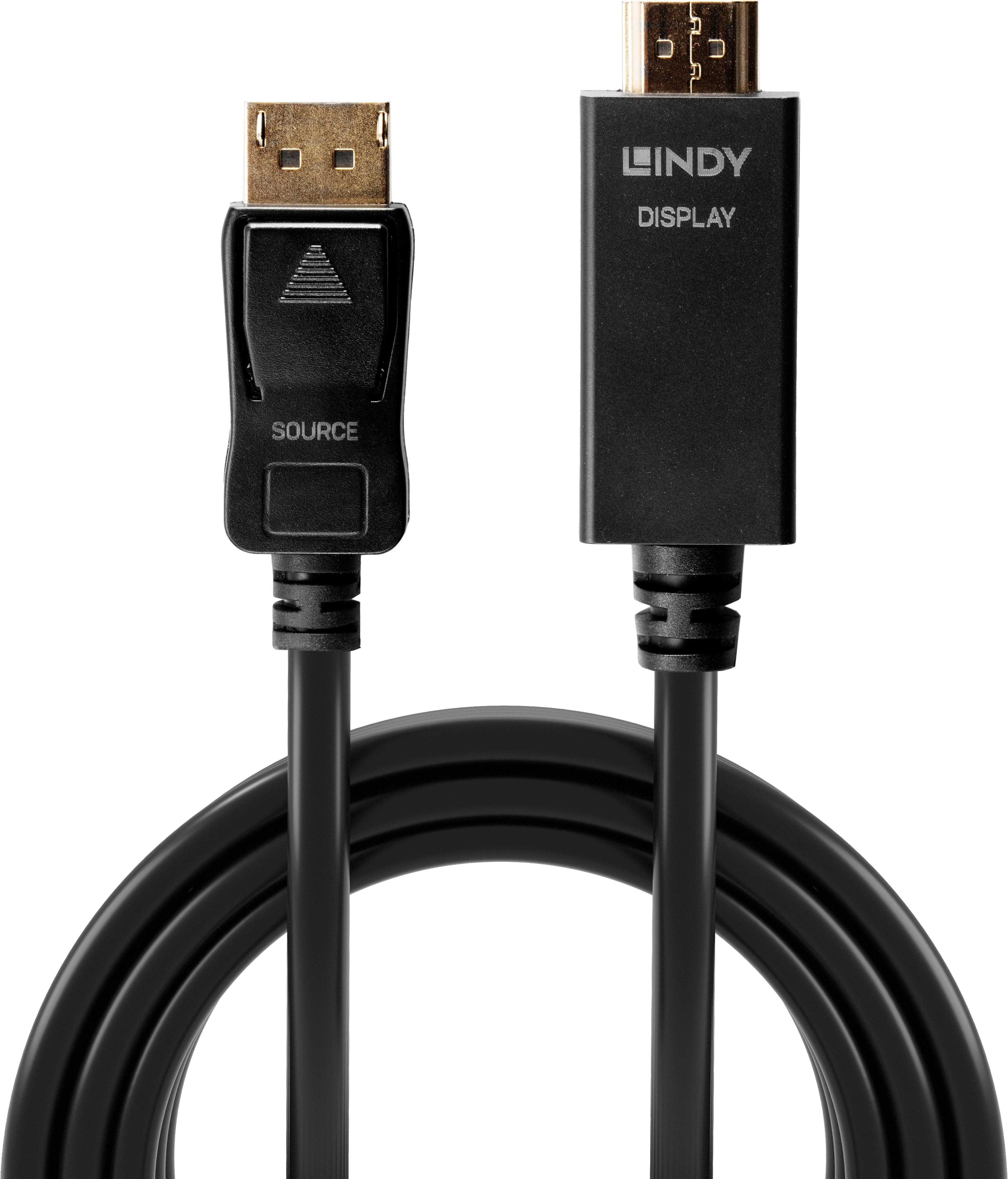 LINDY DisplayPort - HDMI Cable 2m