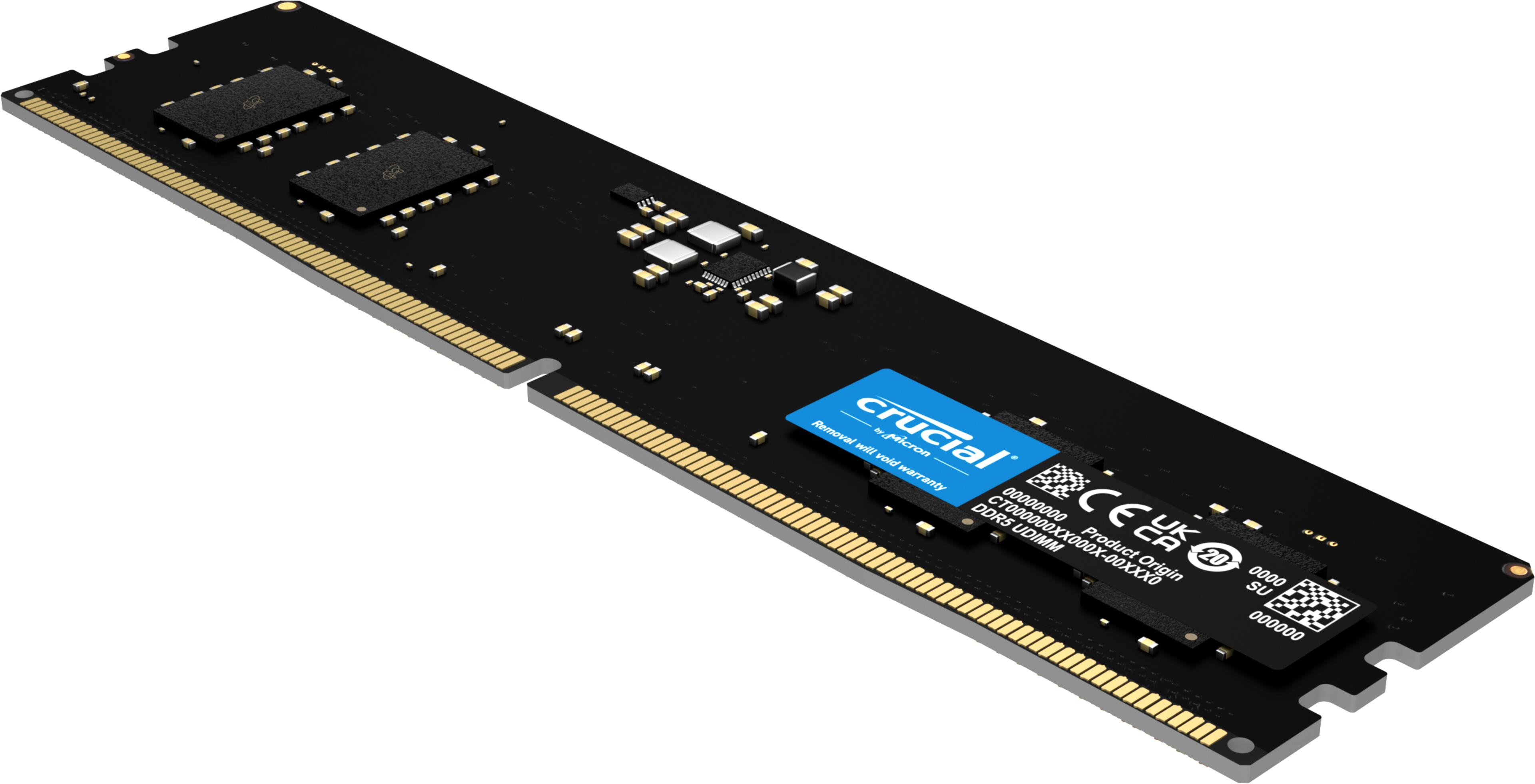Mémoire DDR5 16 Go Crucial 5 600 MHz