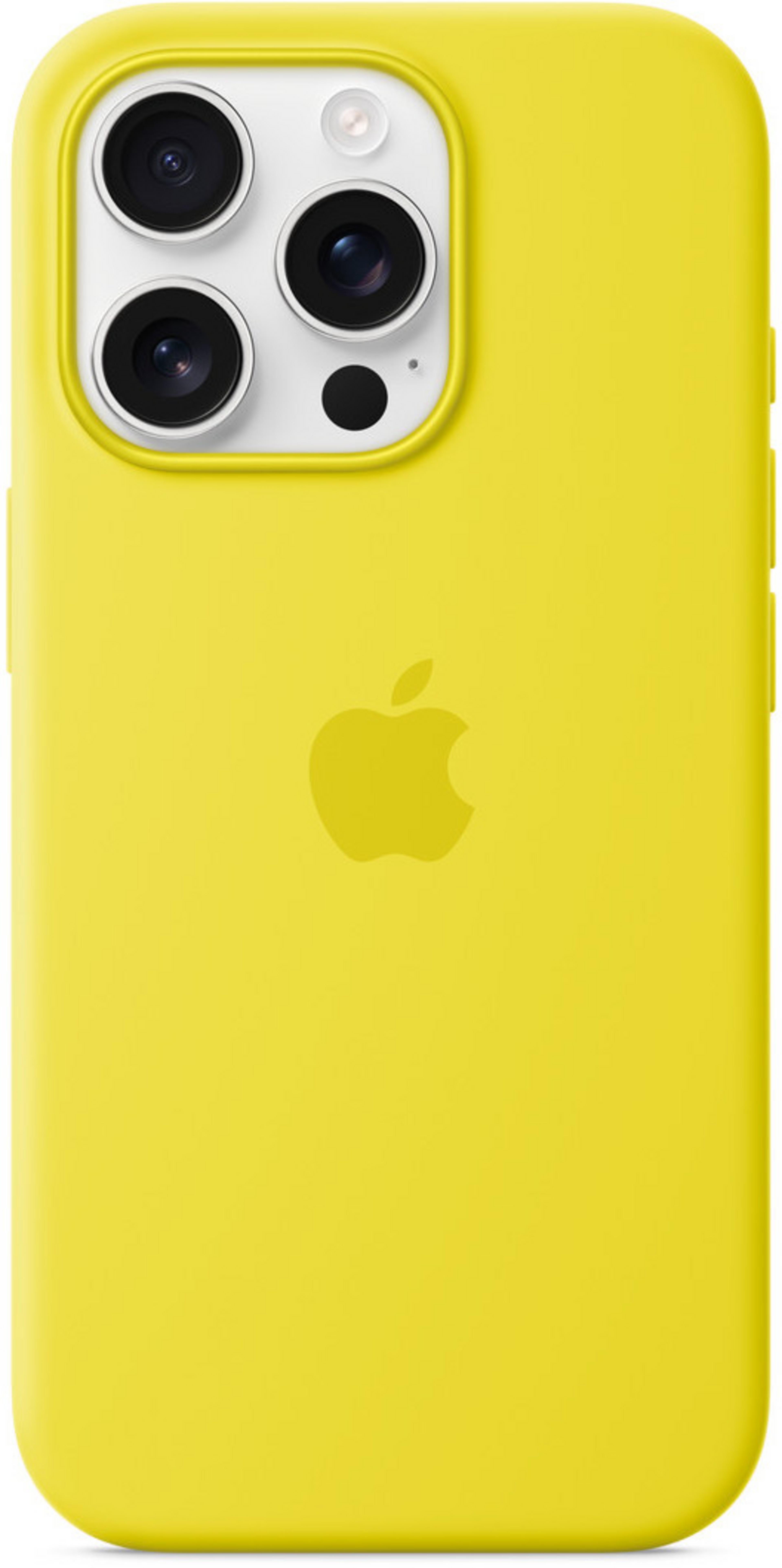 Custodia iPhone 16 Pro silicone giallo