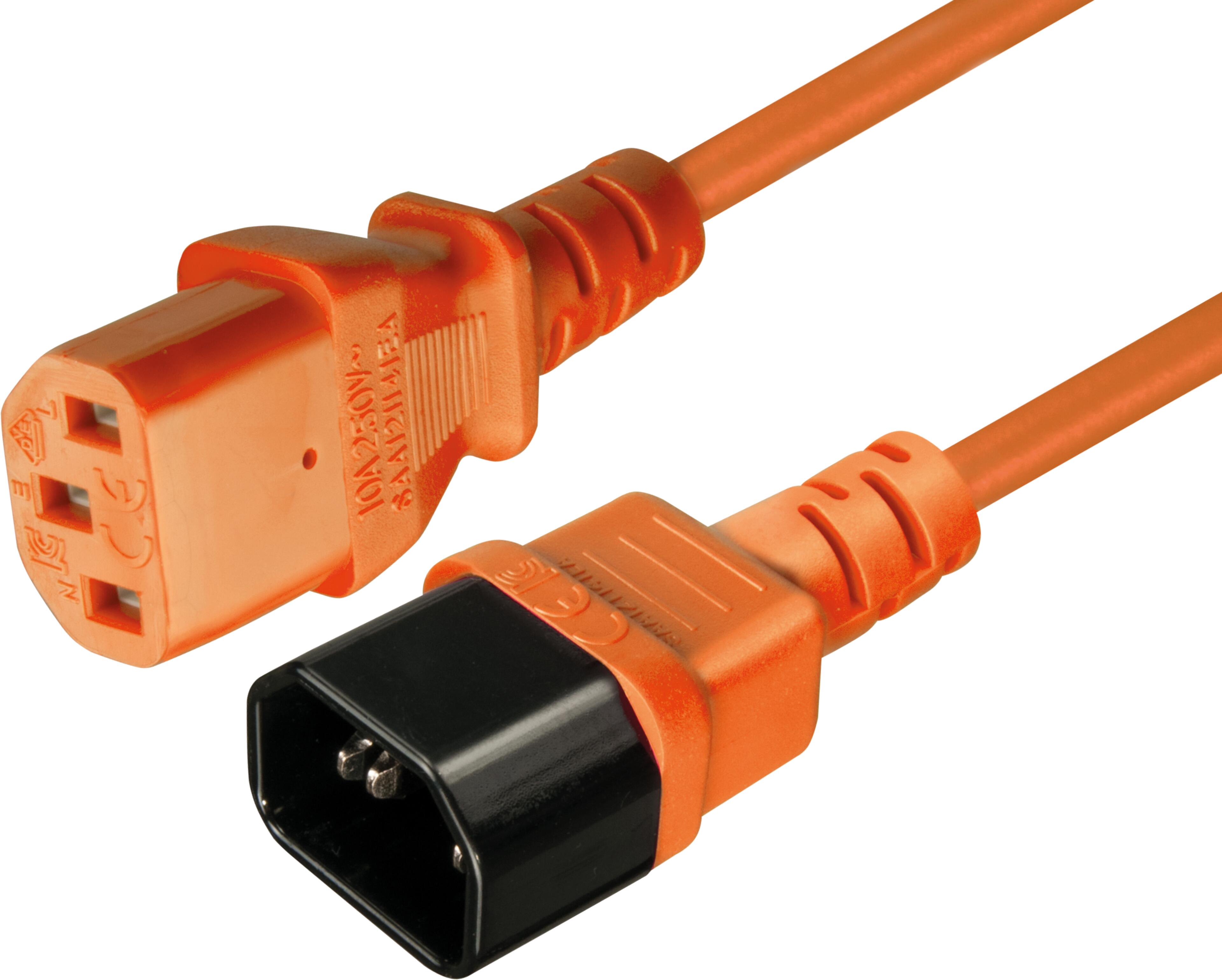 Kabel zasilający C13 - C14 2 m pomar.