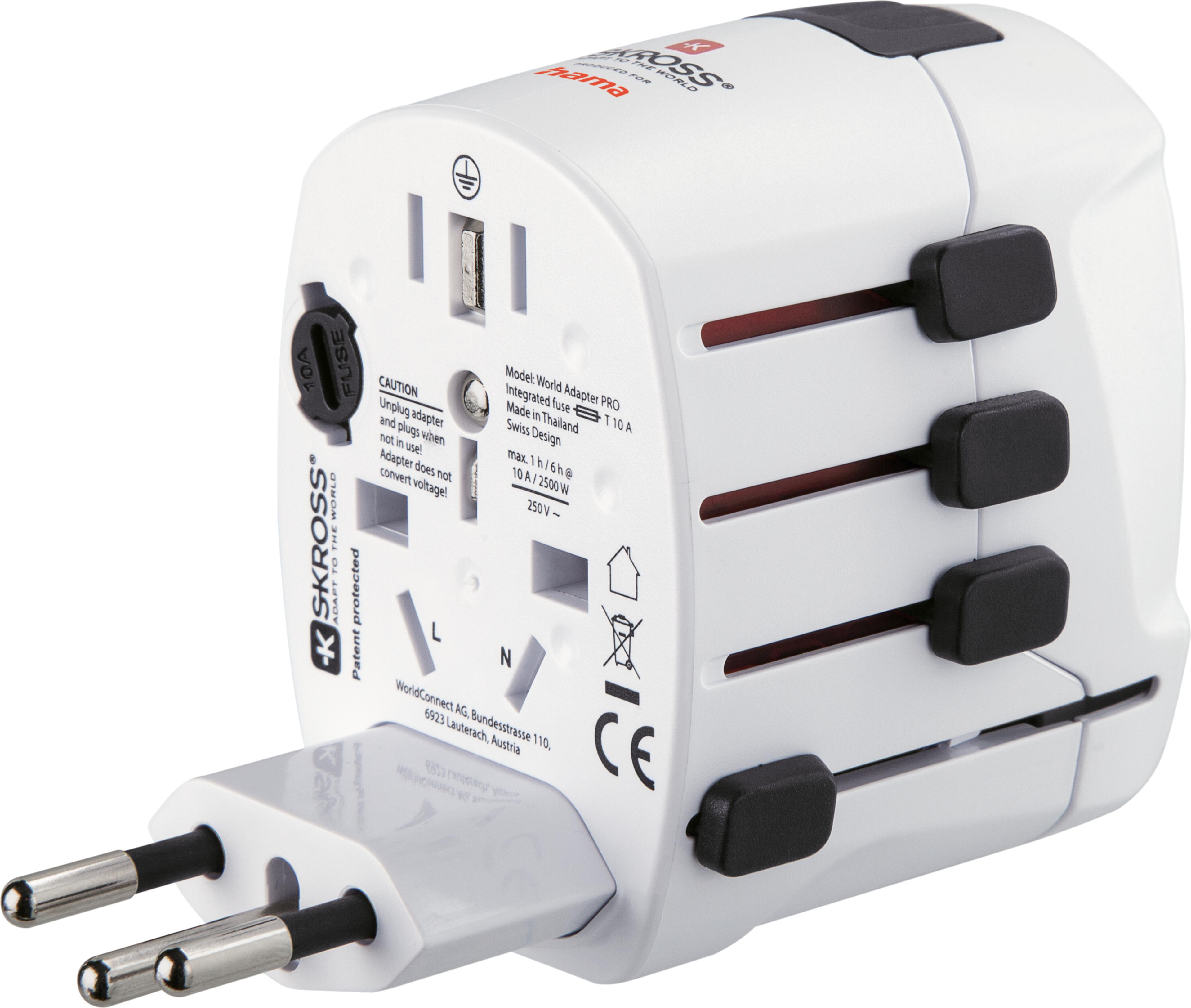 Kit adapt. viaje Hama World Travel Pro