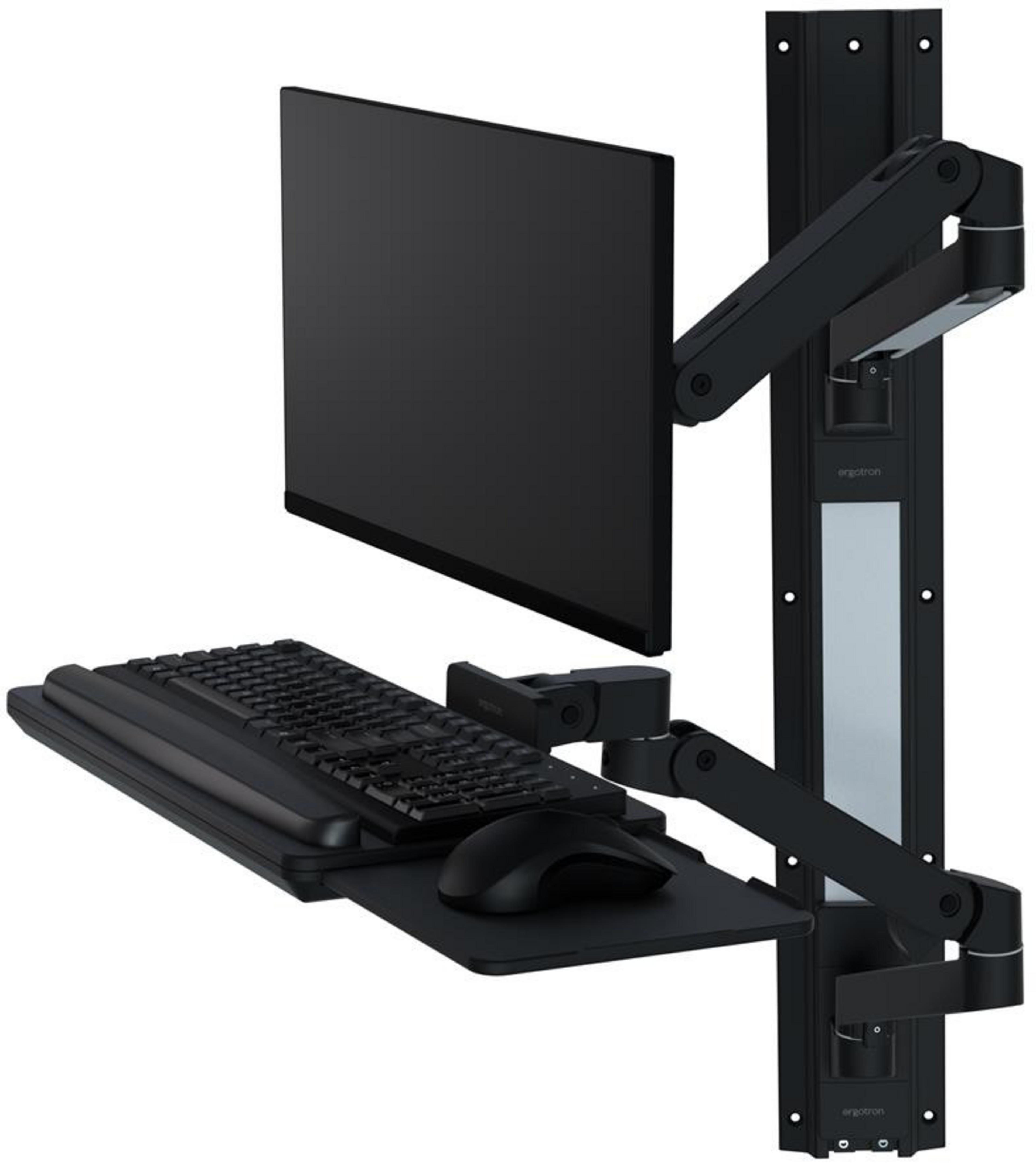 Système fix. mural Ergotron LX Pro noir