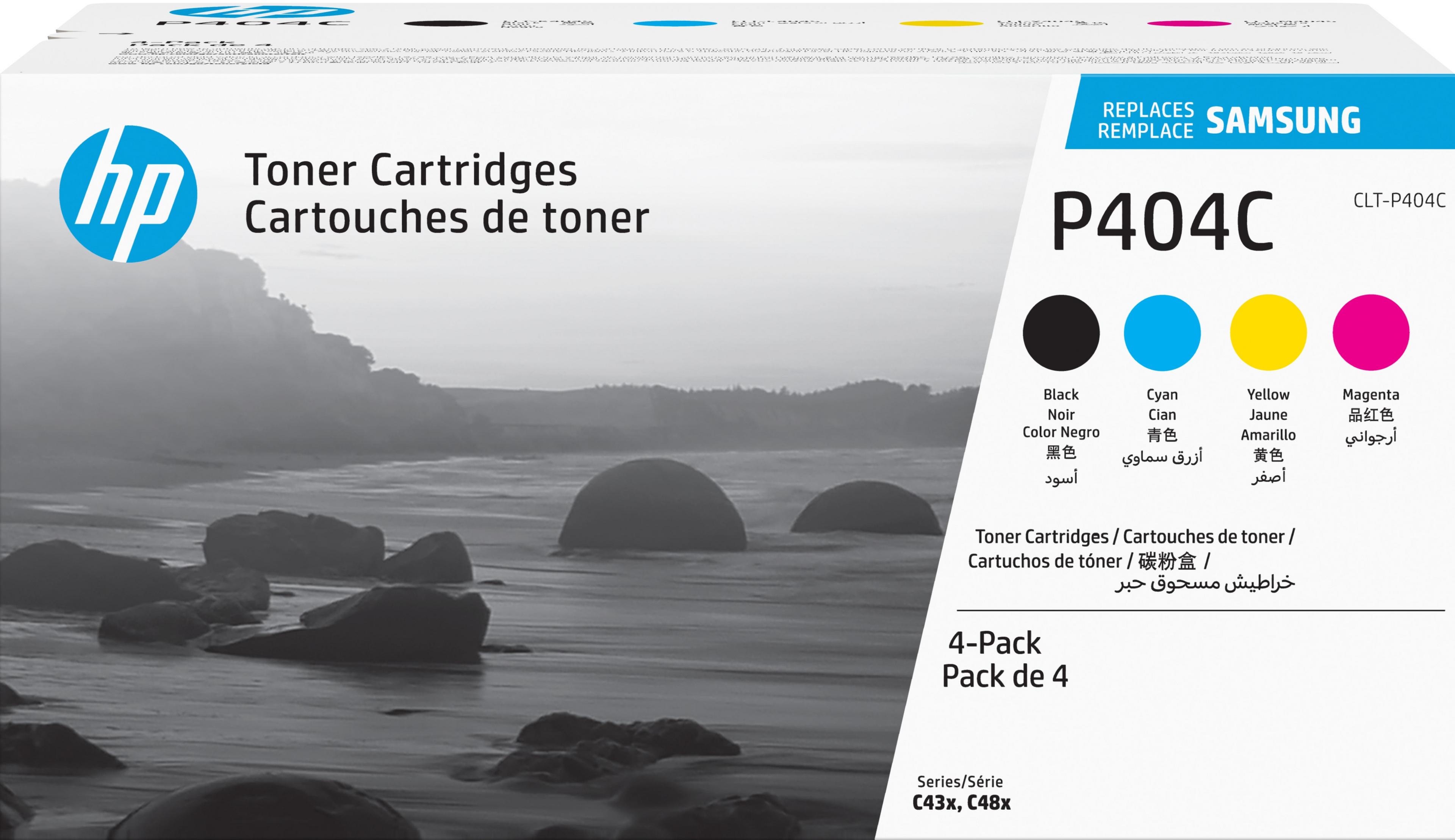 Toner HP CLT-P404C, multipack