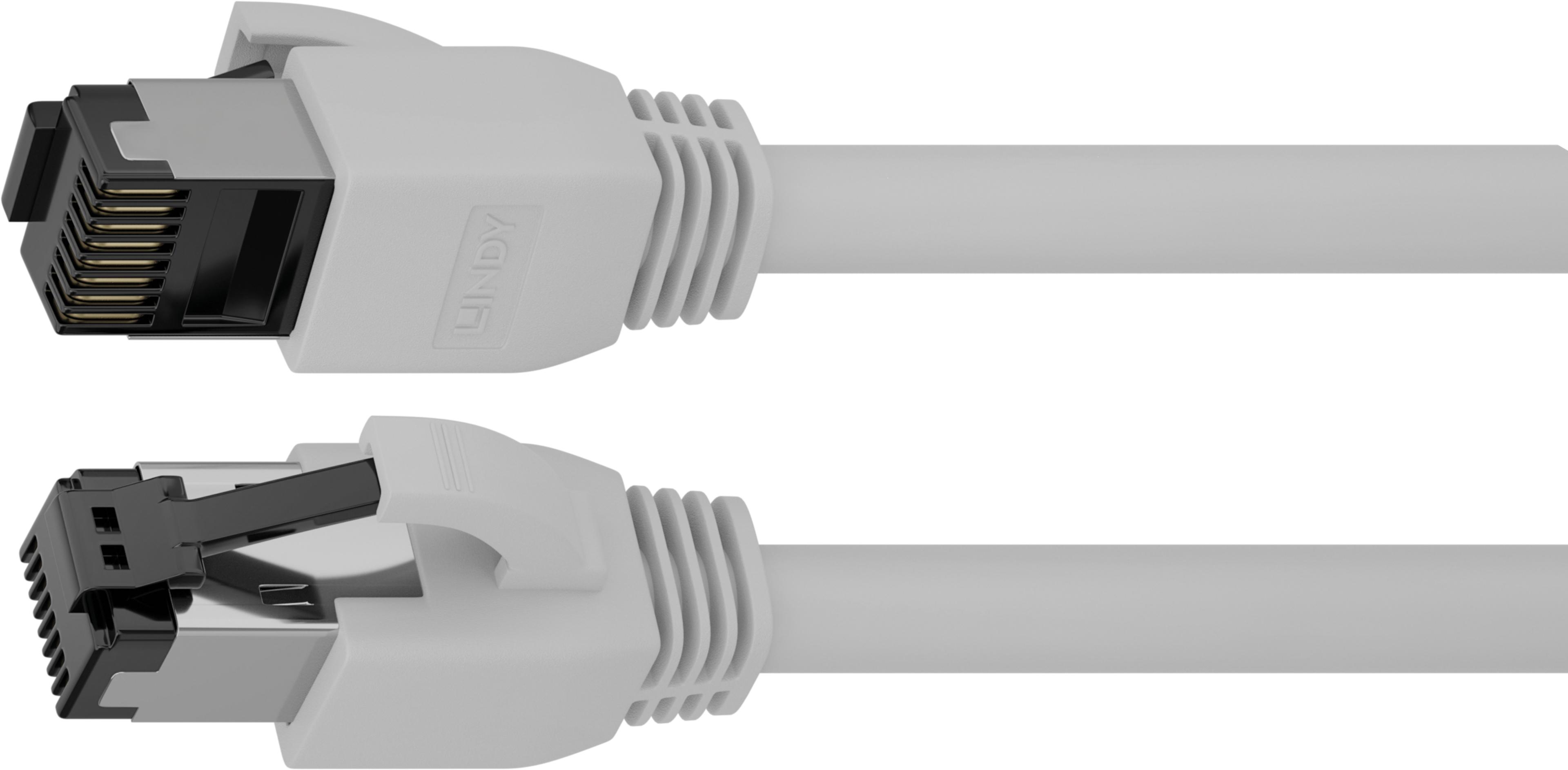Patch Cable RJ45 S/FTP Cat8.1 2m Grey
