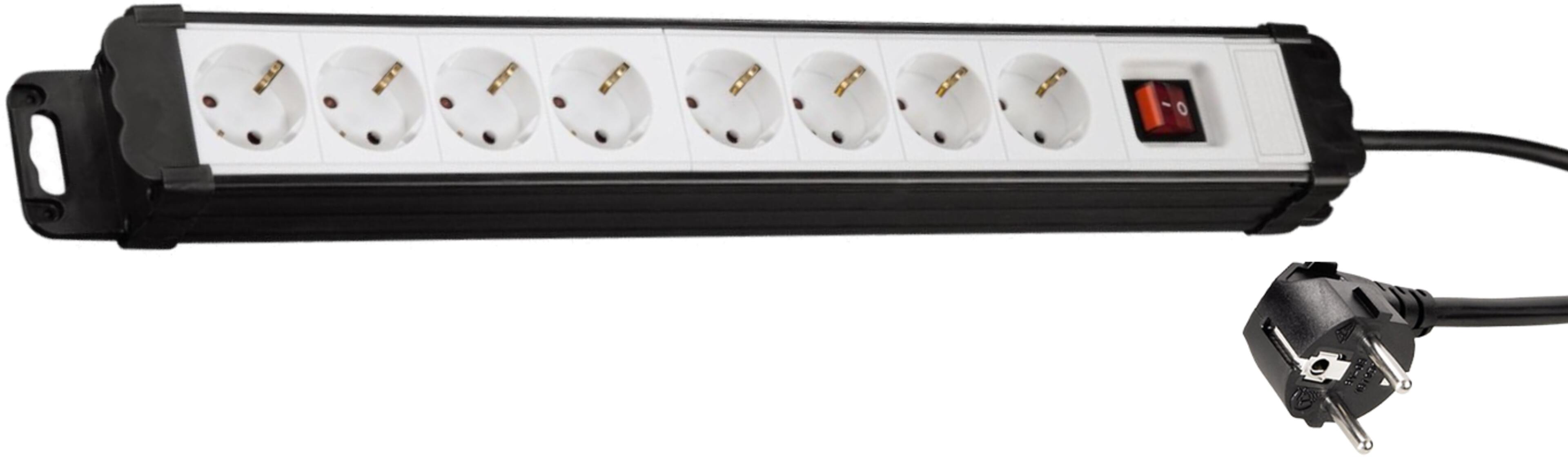 Power Strip Safety 8-way 2m w/ Switch