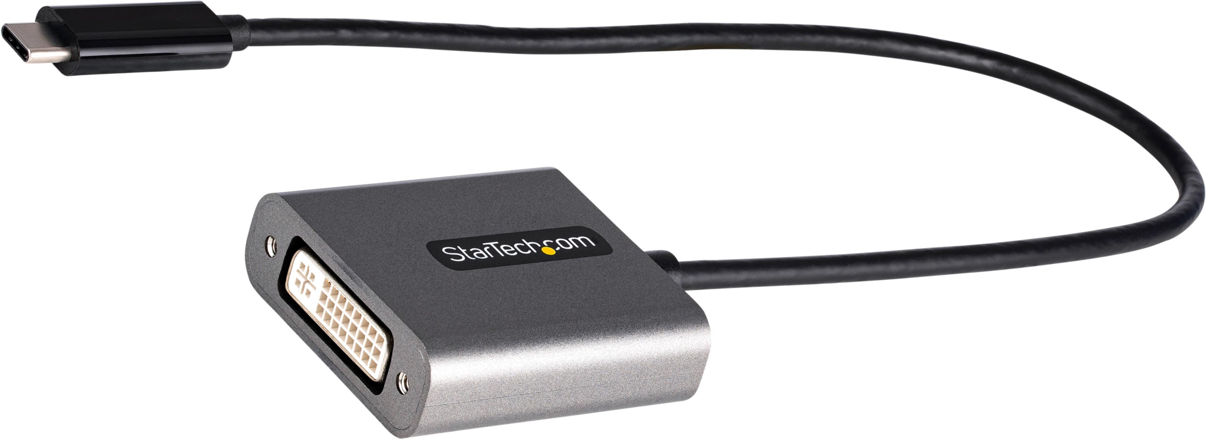 Adaptateur USB-C m. - DVI-I f., gris