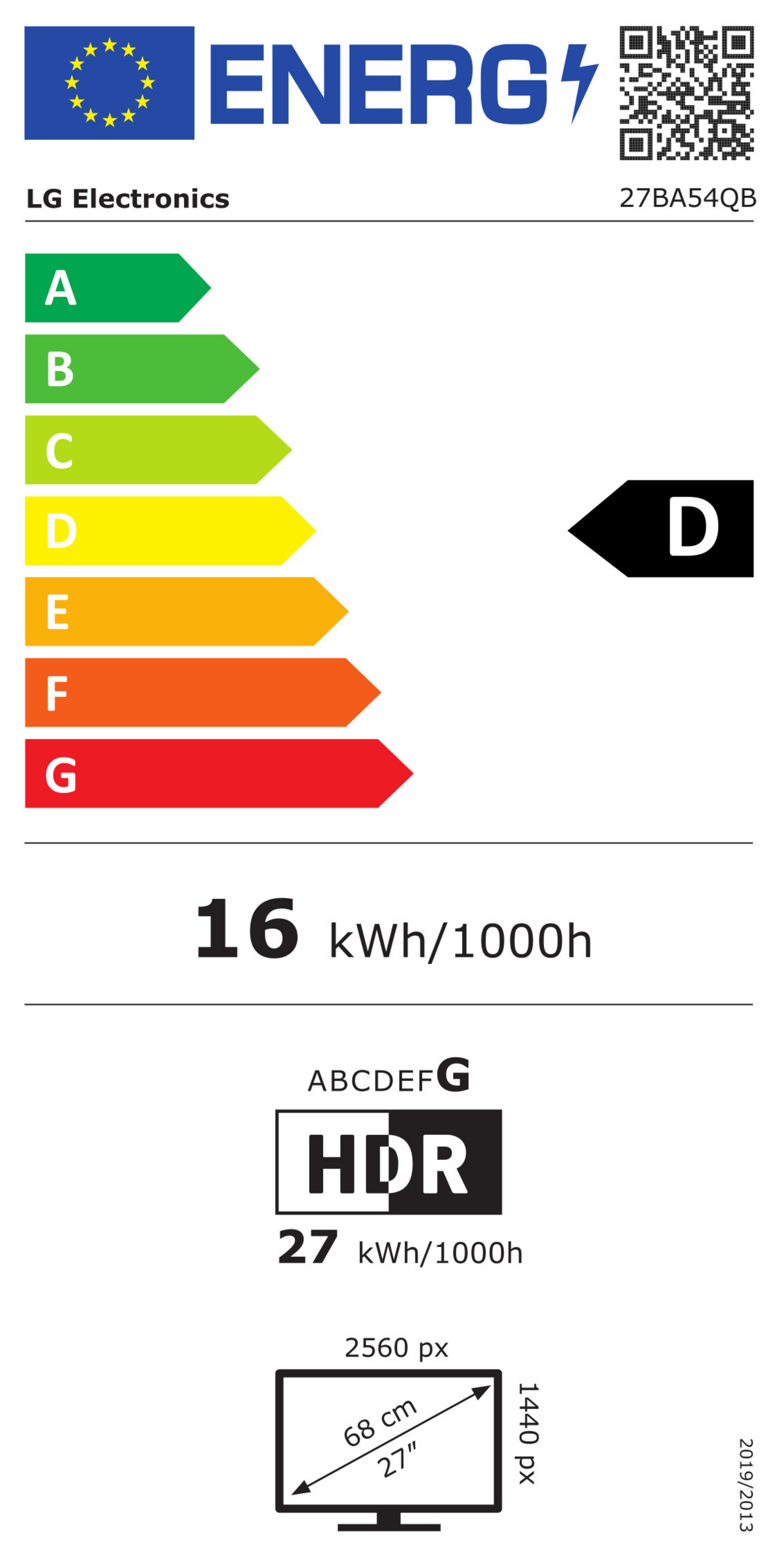 LG 27BA54QB-B Monitor