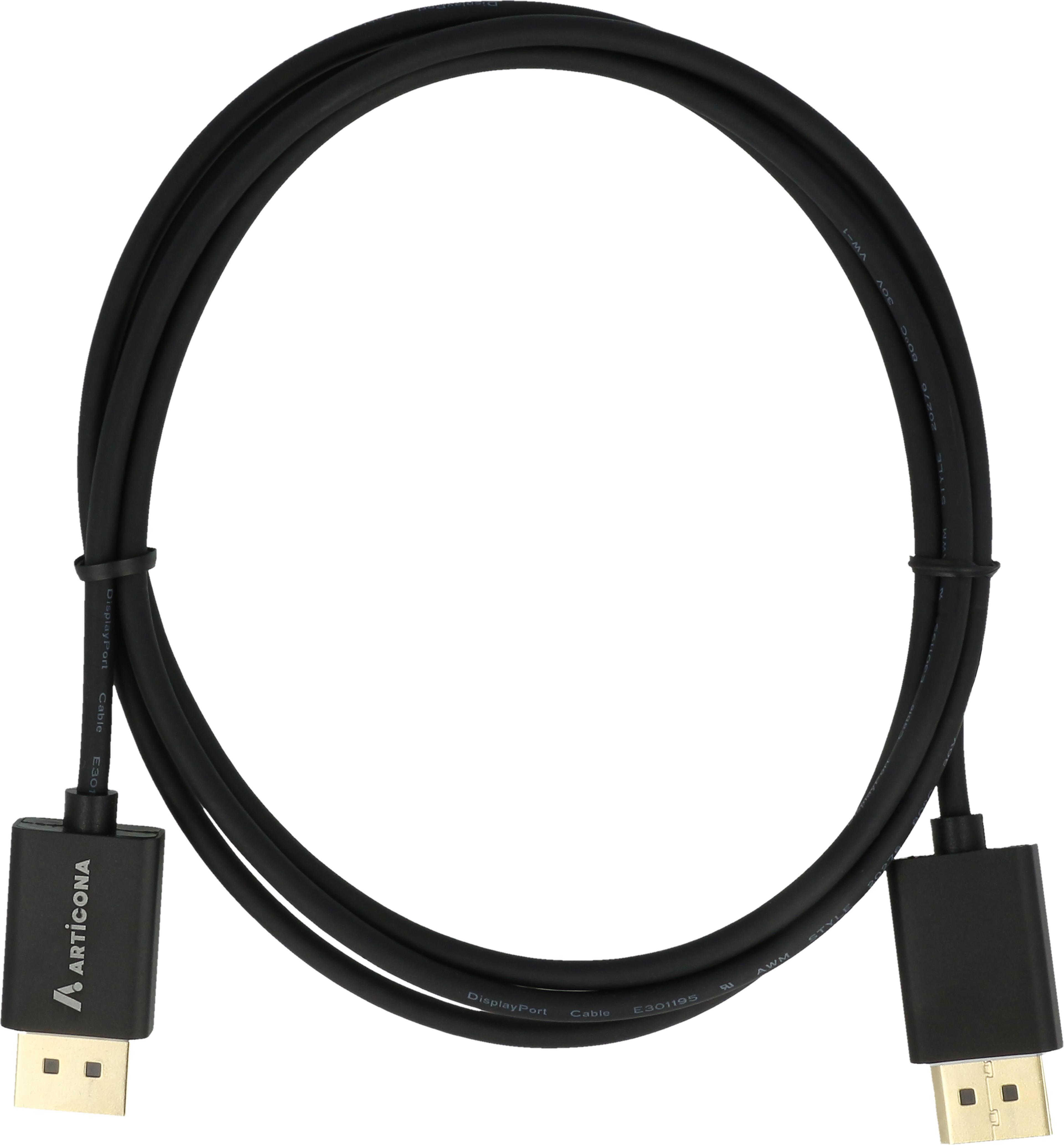 ARTICONA DisplayPort Cable Slim 2m