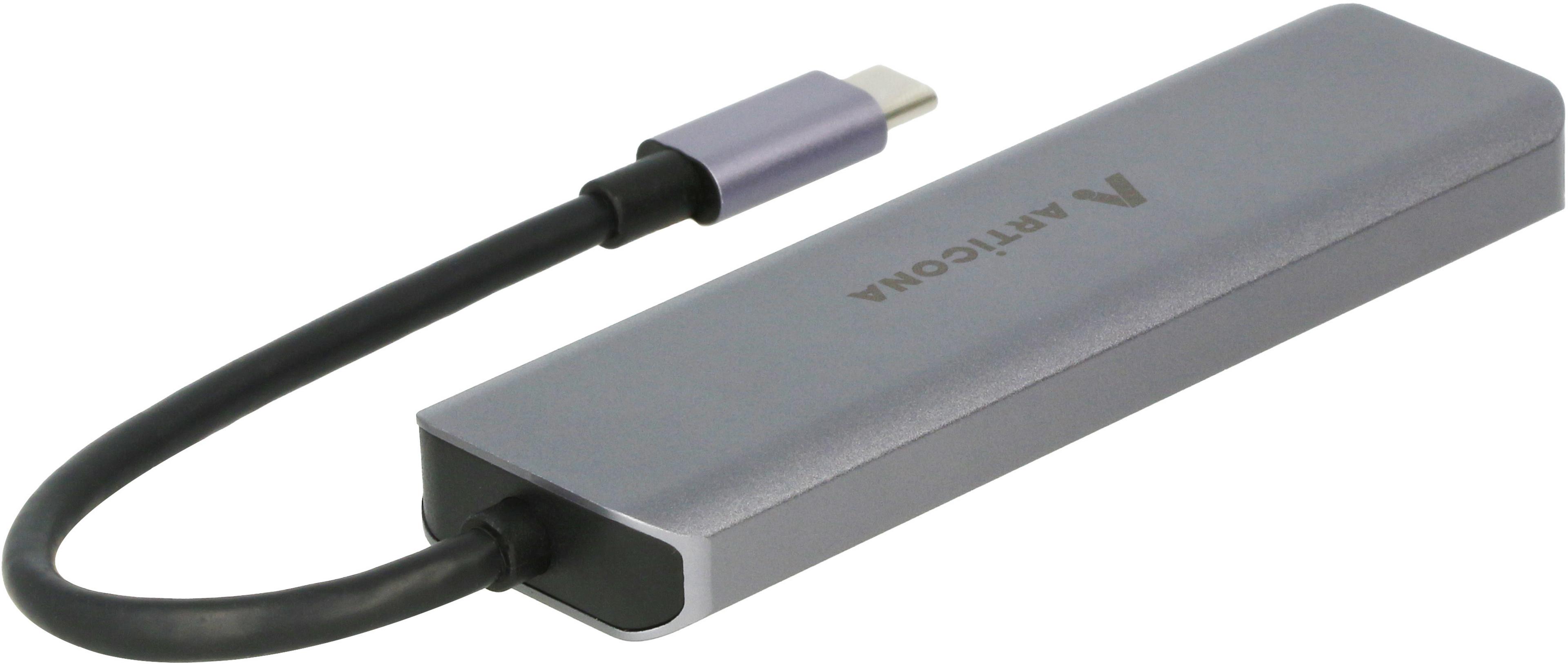 ARTICONA 4 portos USB-C 3.1 hub