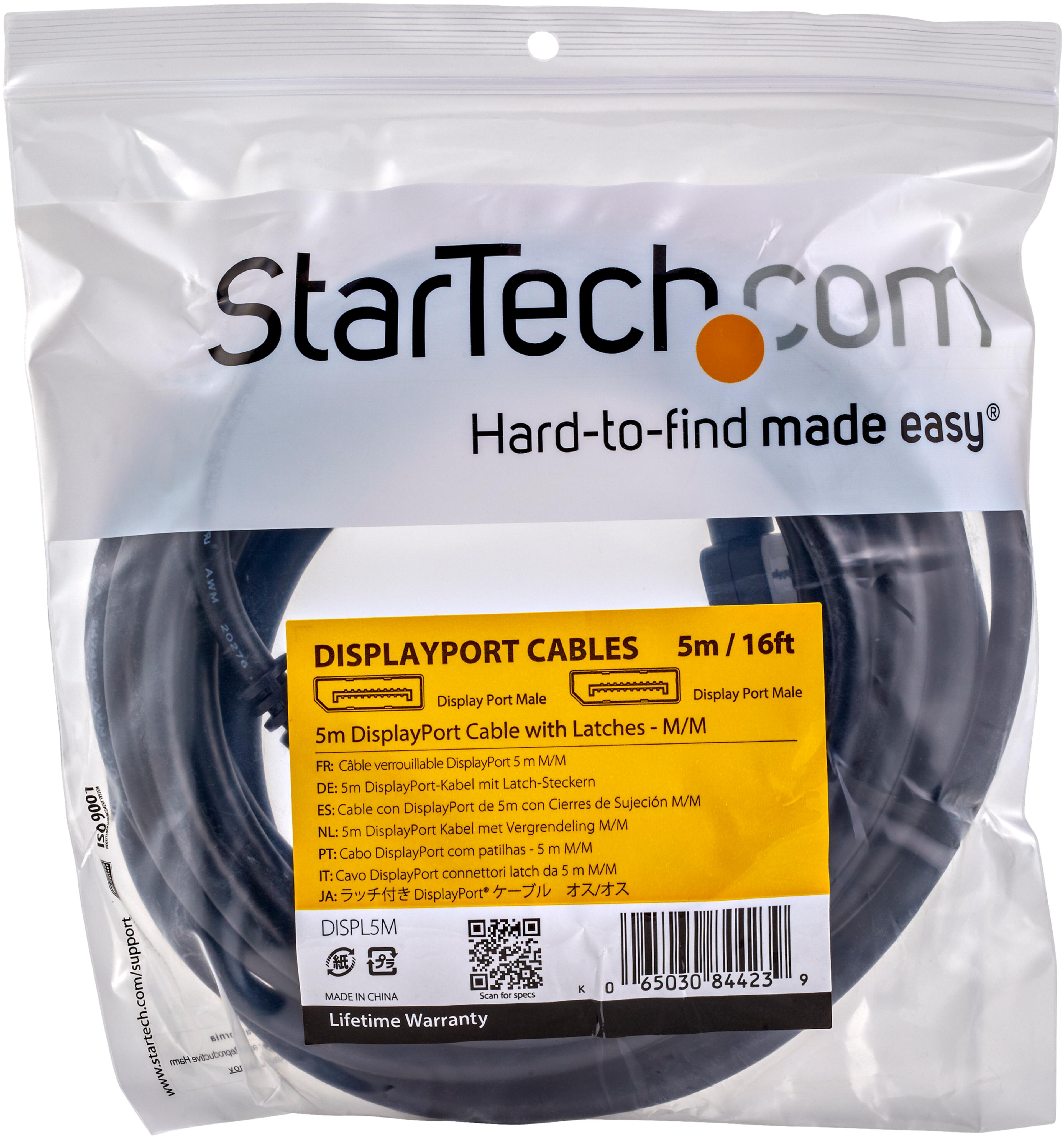 StarTech DisplayPort Cable 5m