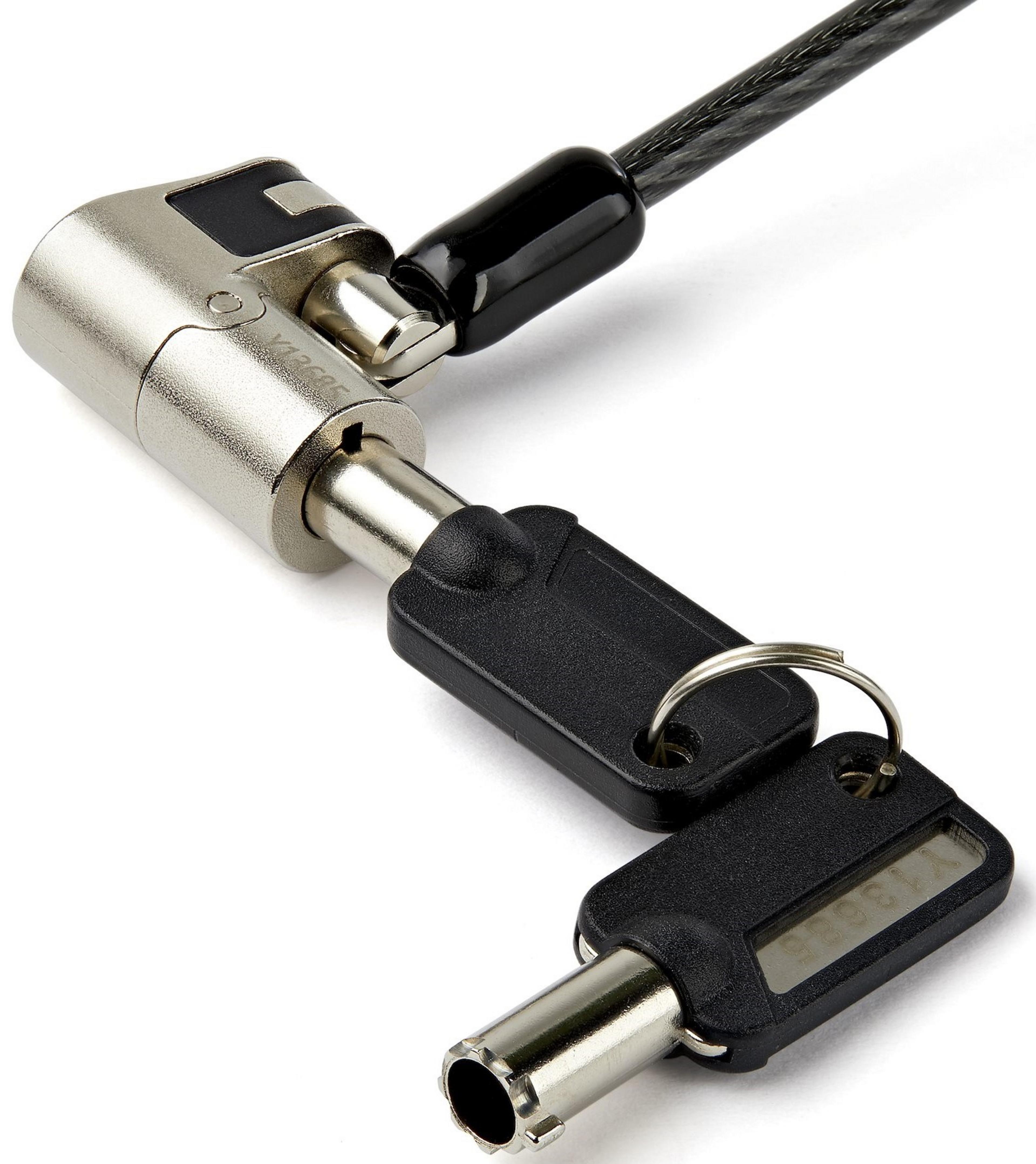 Câble antivol StarTech 3en1 avec clé