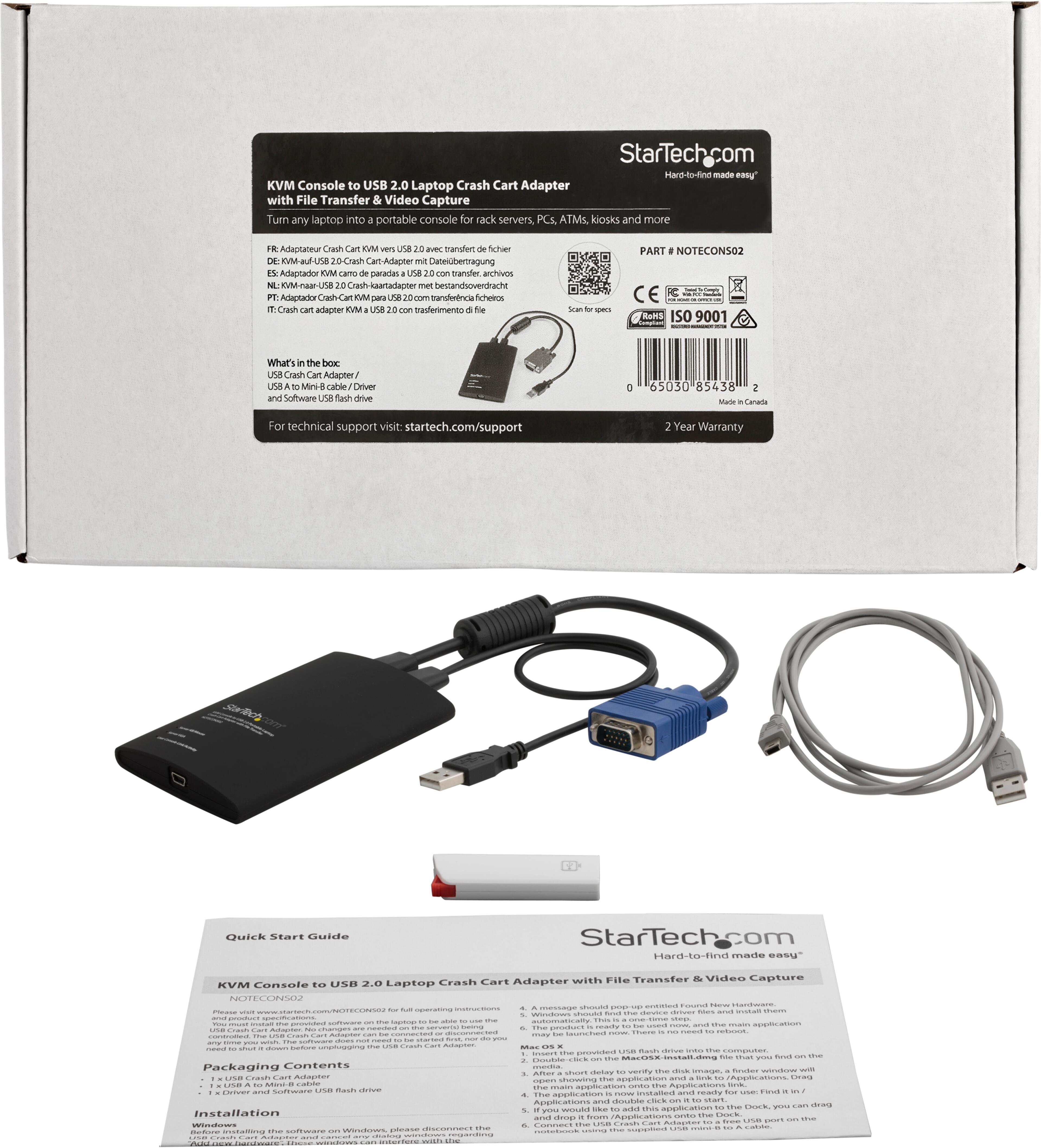 StarTech Notebook Console KVM Adapter