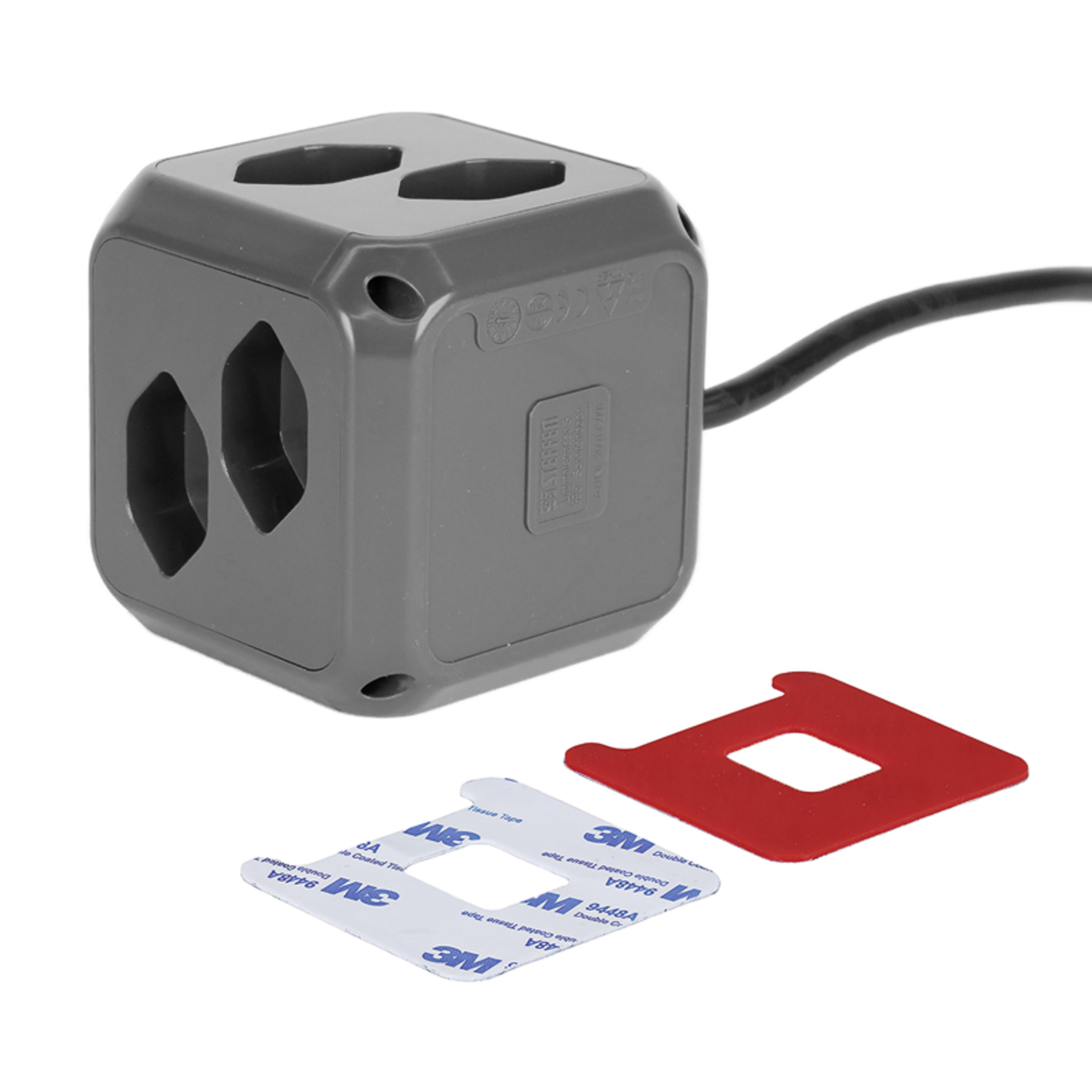 Cube multiprise Steffen CUBE 8xT13 1,5m