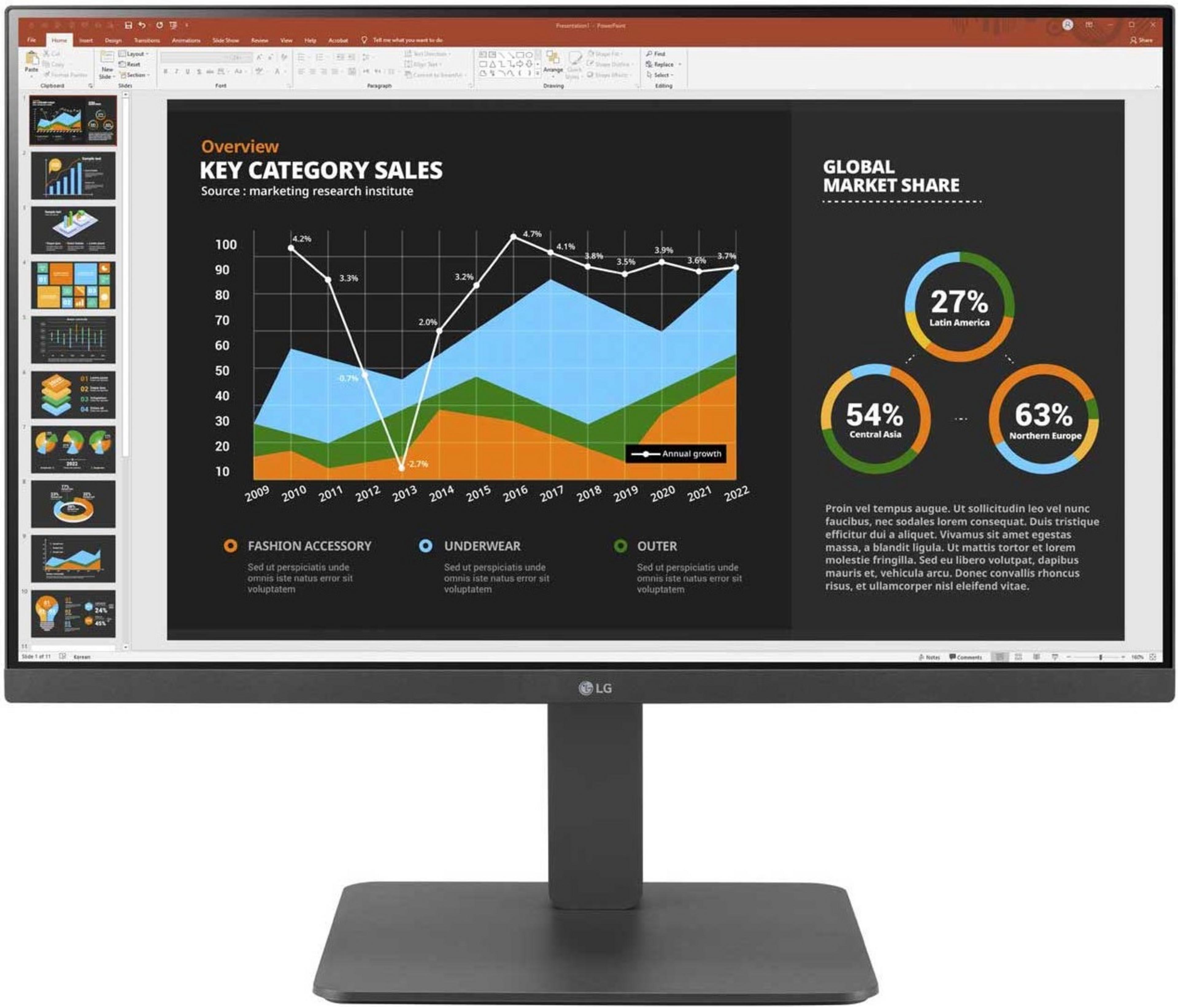 LG 27BR550Y-C Monitor