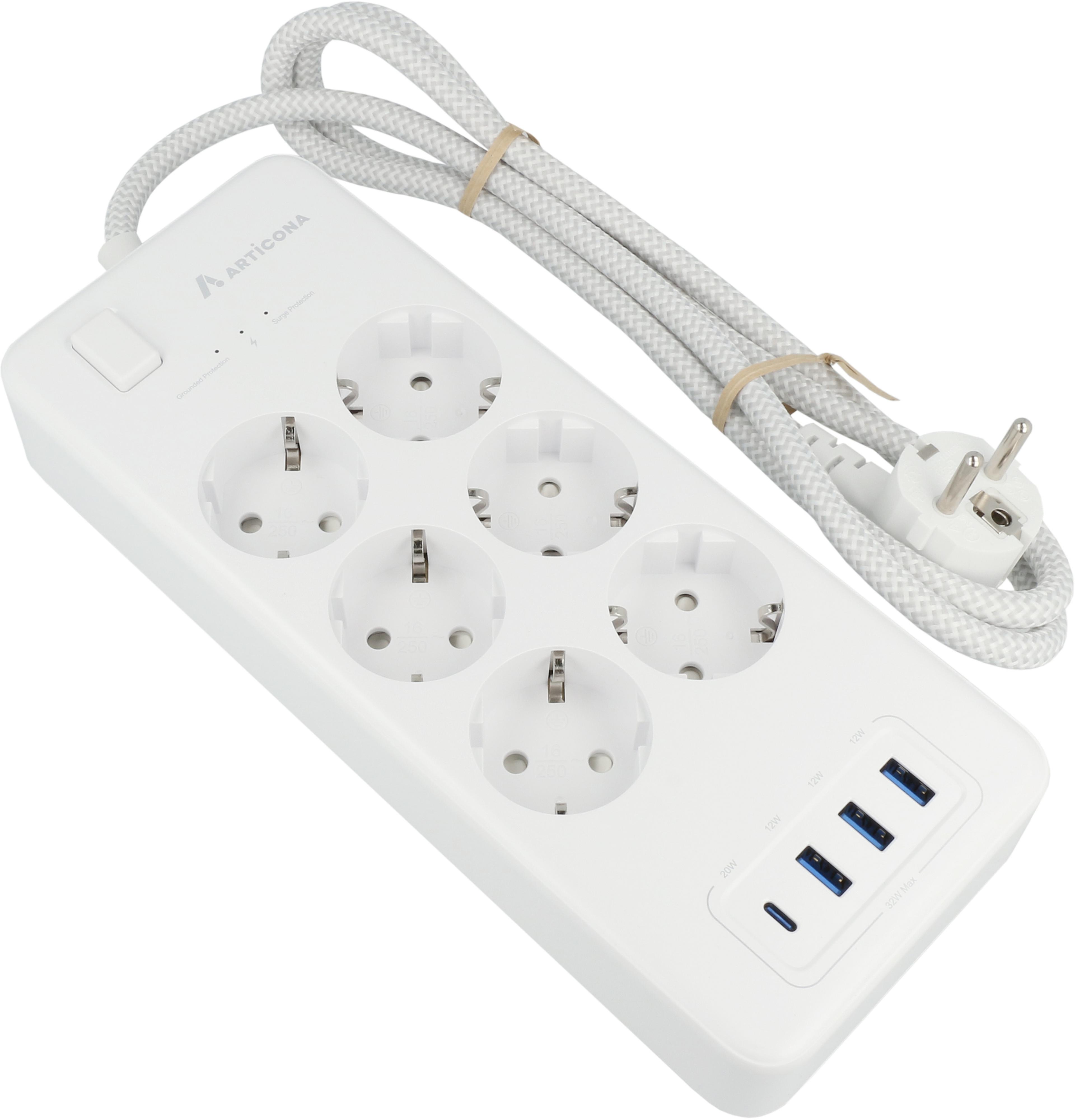Power Strip 6-way 1.5m