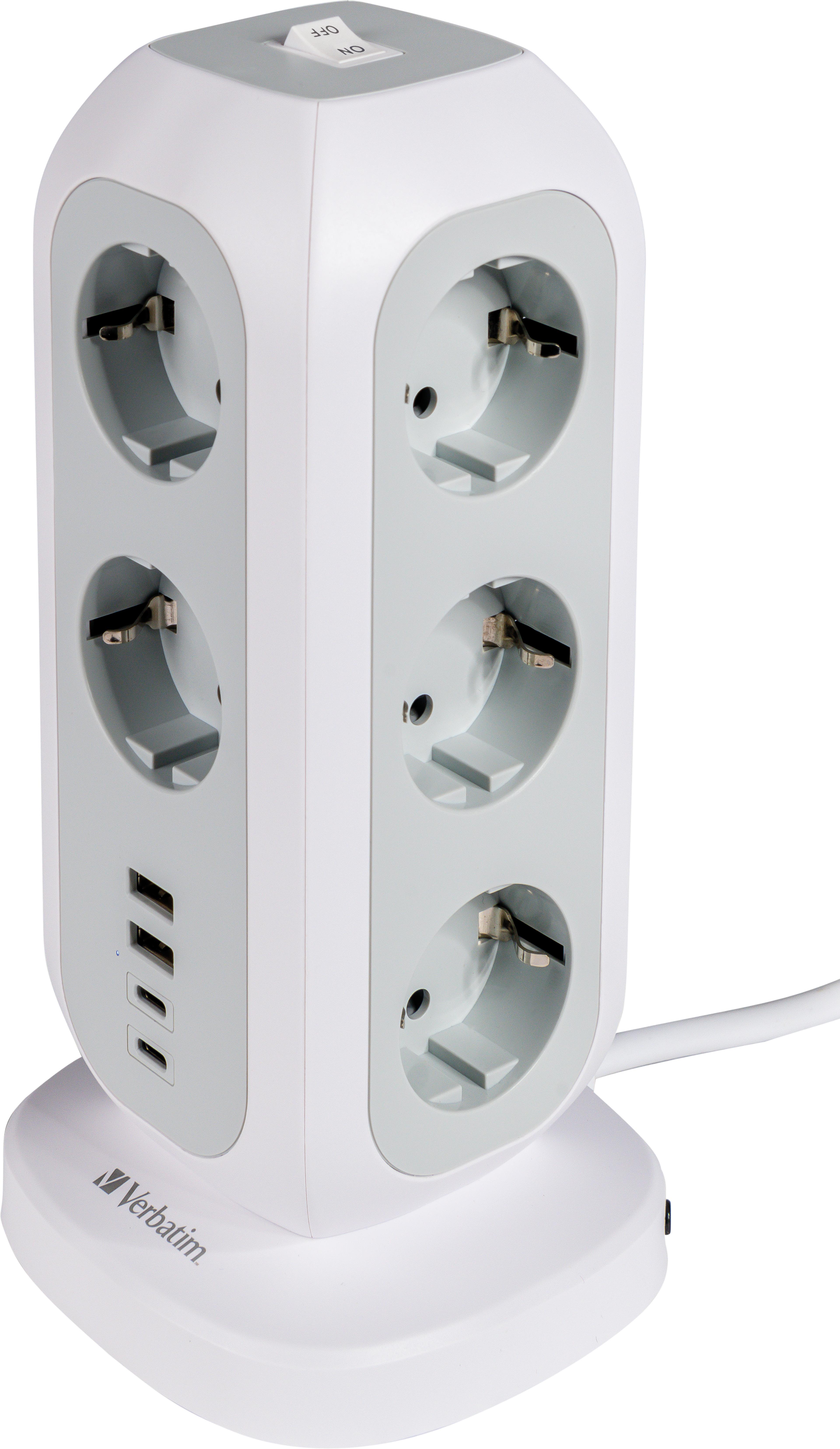Power Tower 11x AC + 4x USB 2m