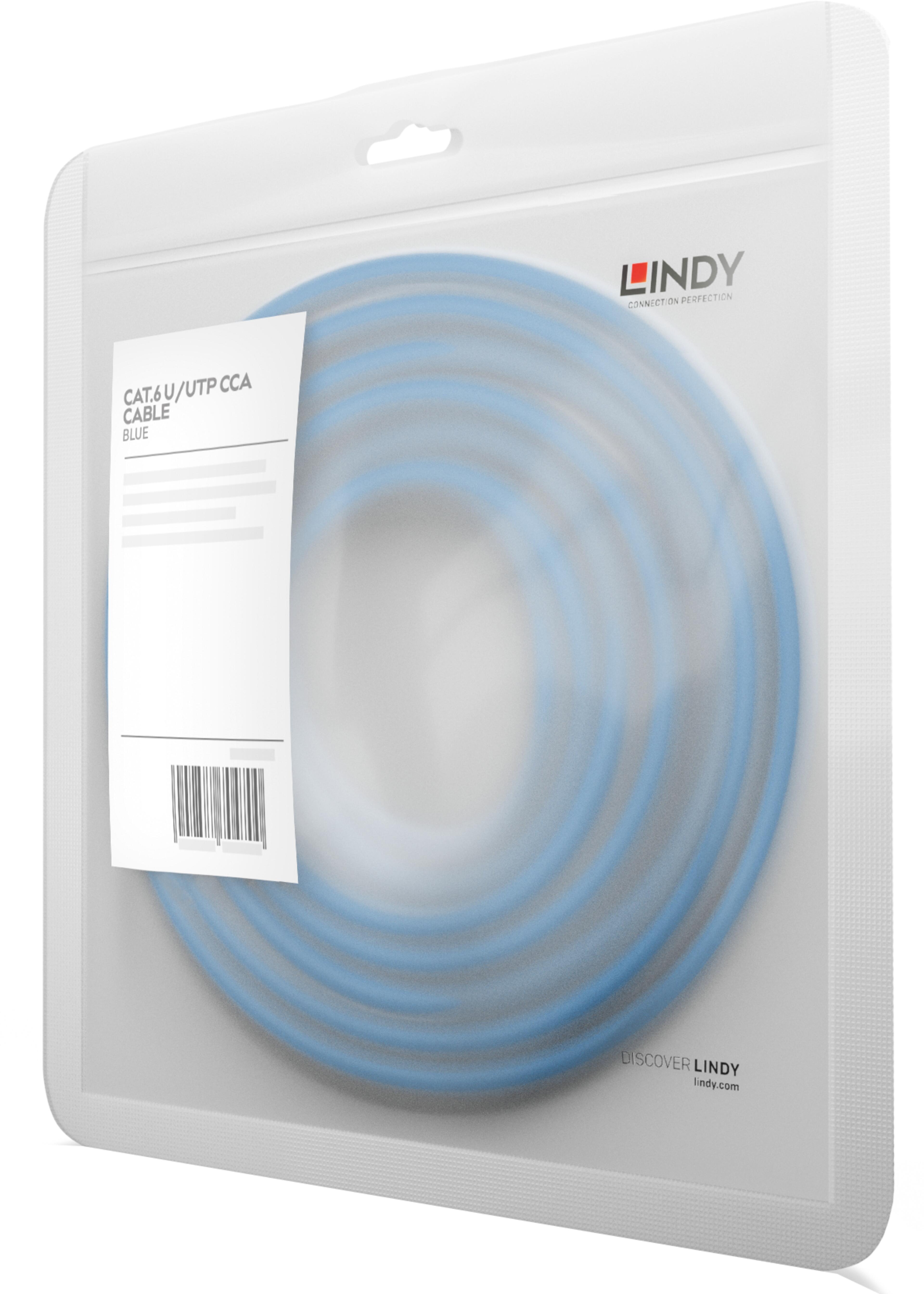 Patch Cable RJ45 U/UTP Cat6 5m Blue