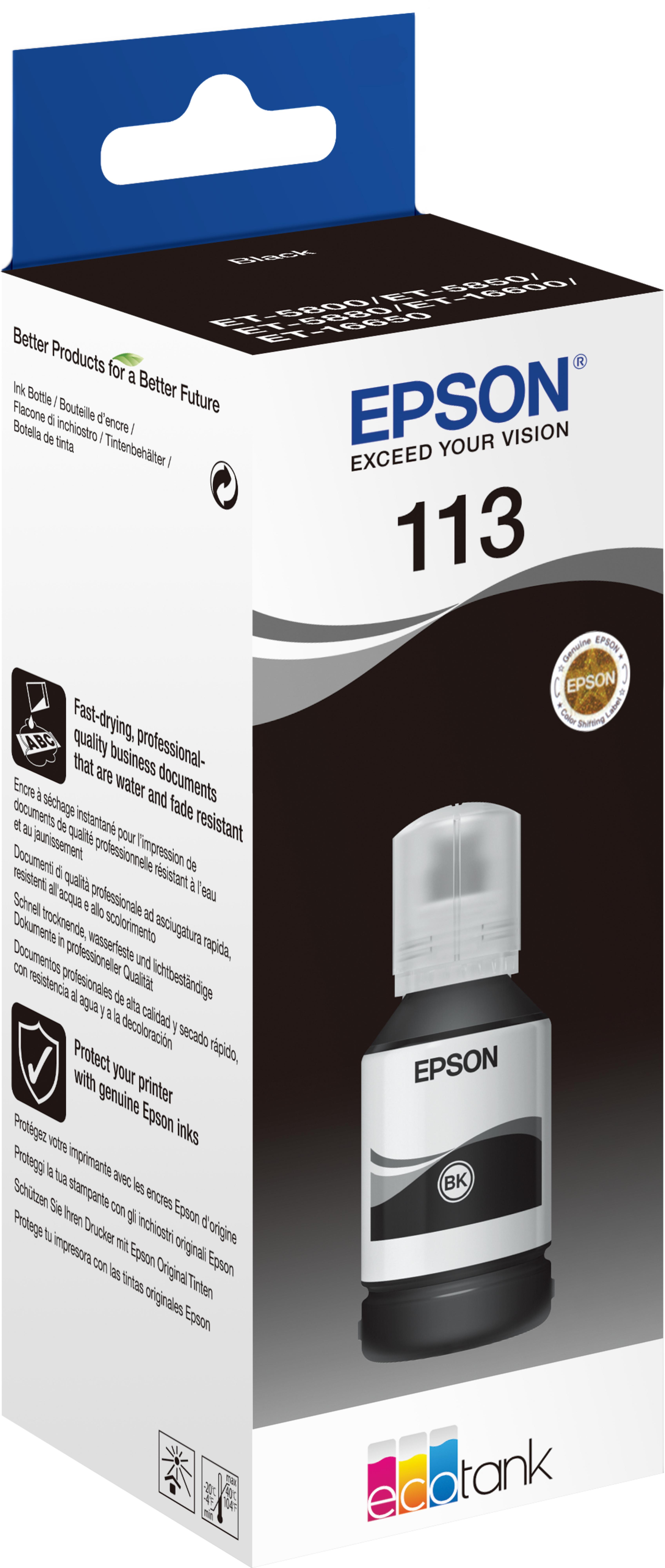 Epson 113 EcoTank Pigment Ink Black