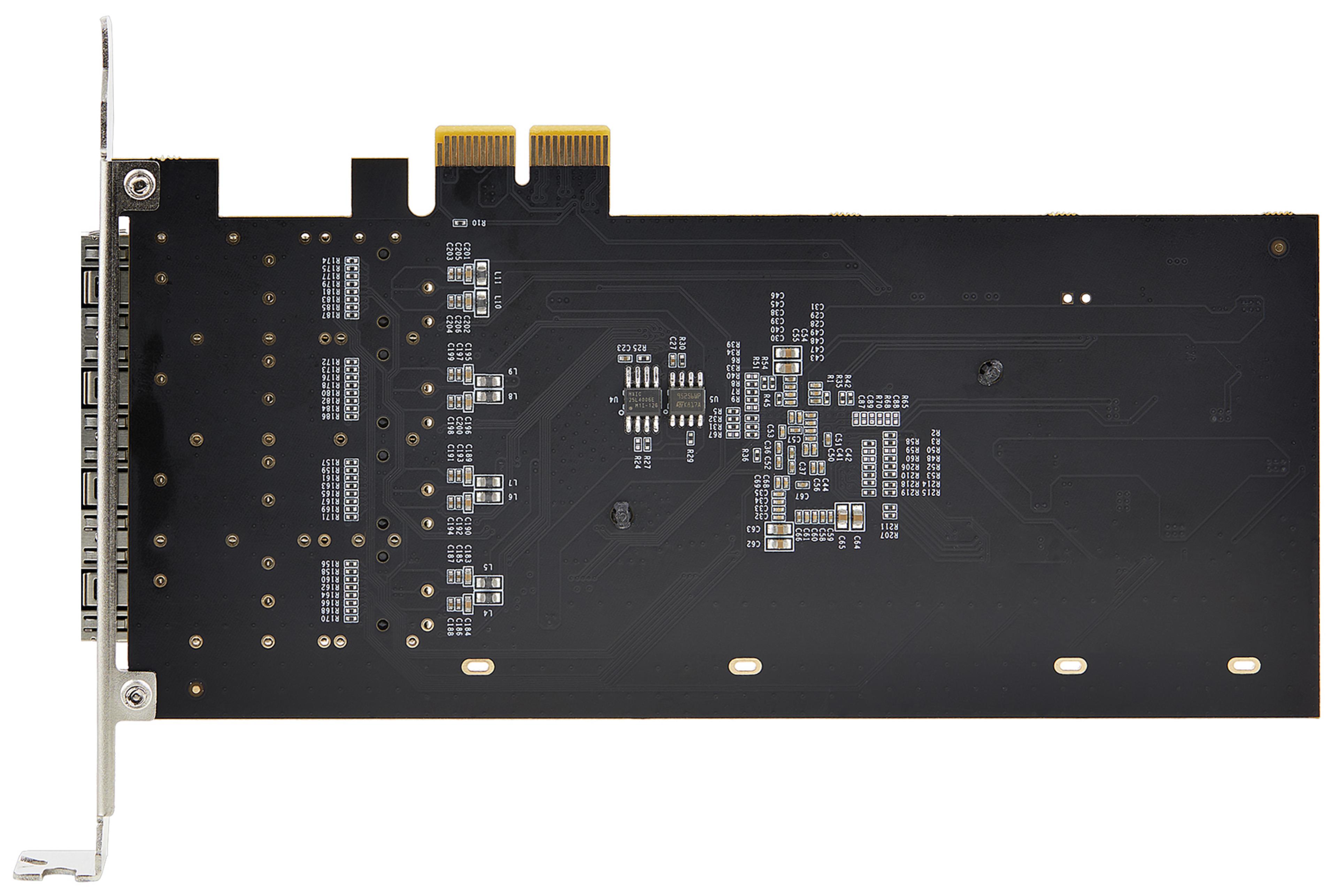 Carte réseau StarTech 4 ports SFP PCIe