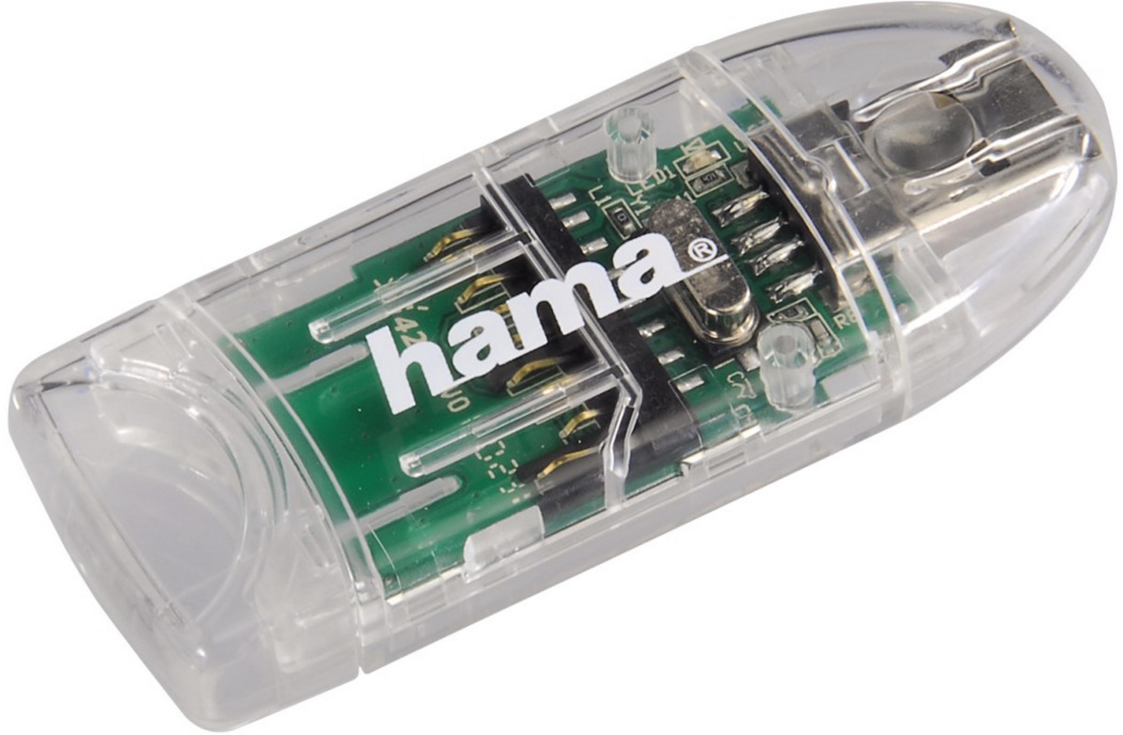 Hama USB 2.0 SD/microSD Card Reader