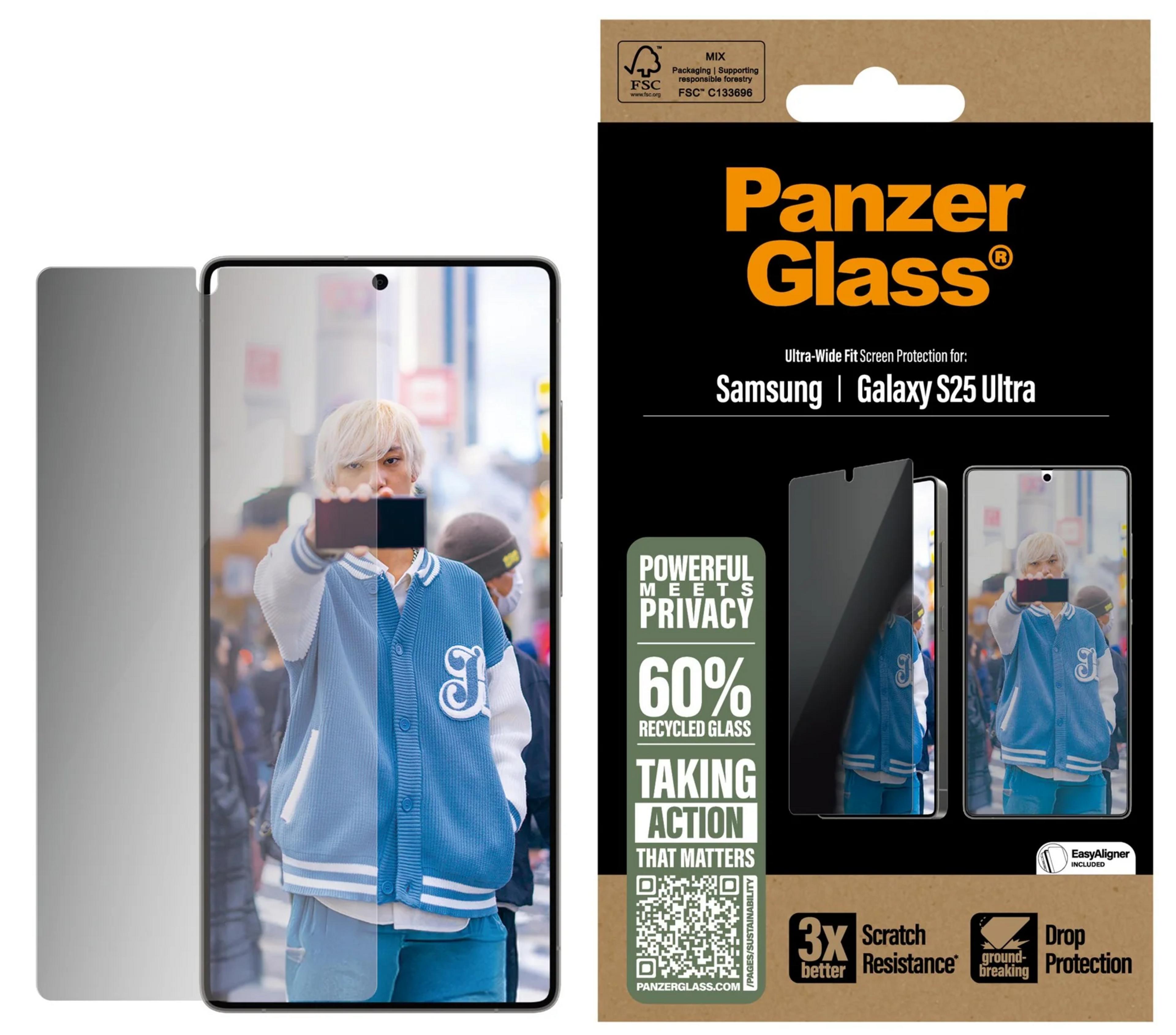 Filtre confident. PanzerGlass S25 Ultra