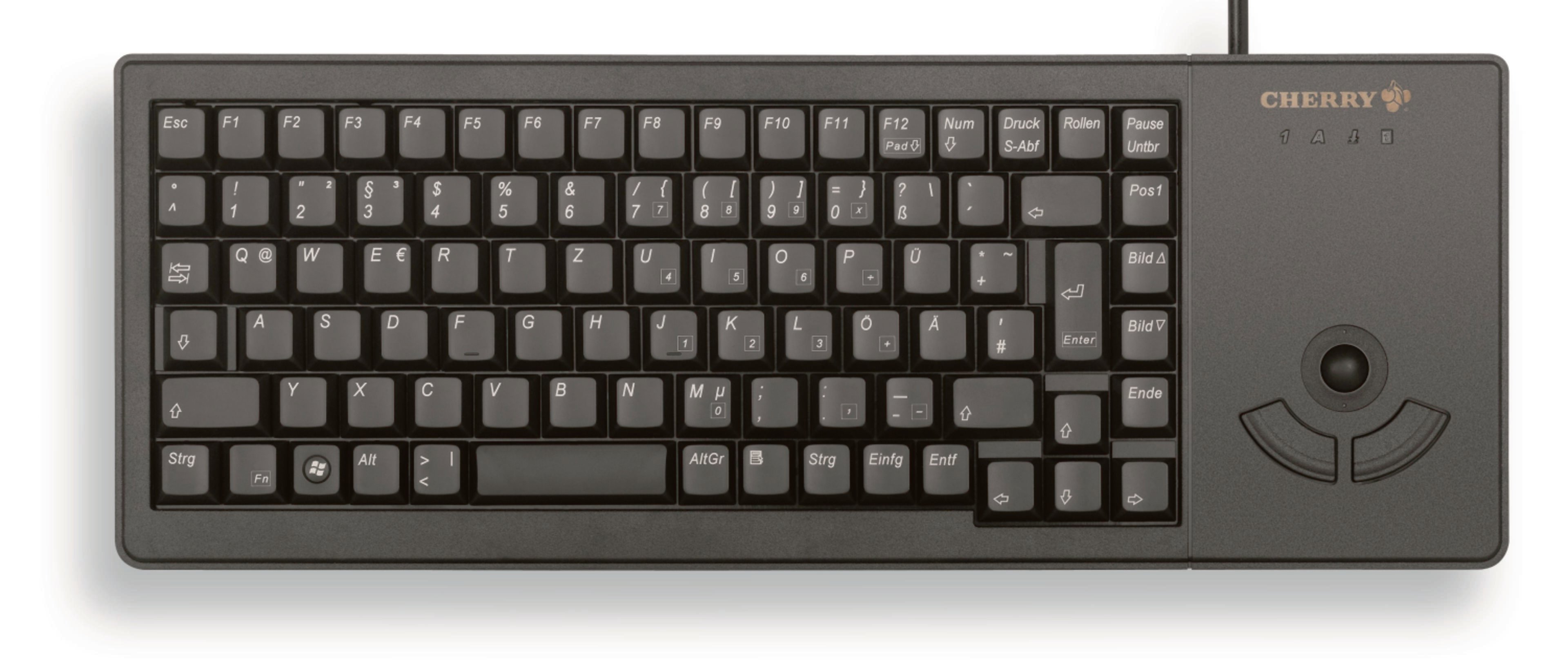 Teclado CHERRY XS Trackball G84-5400 pr.