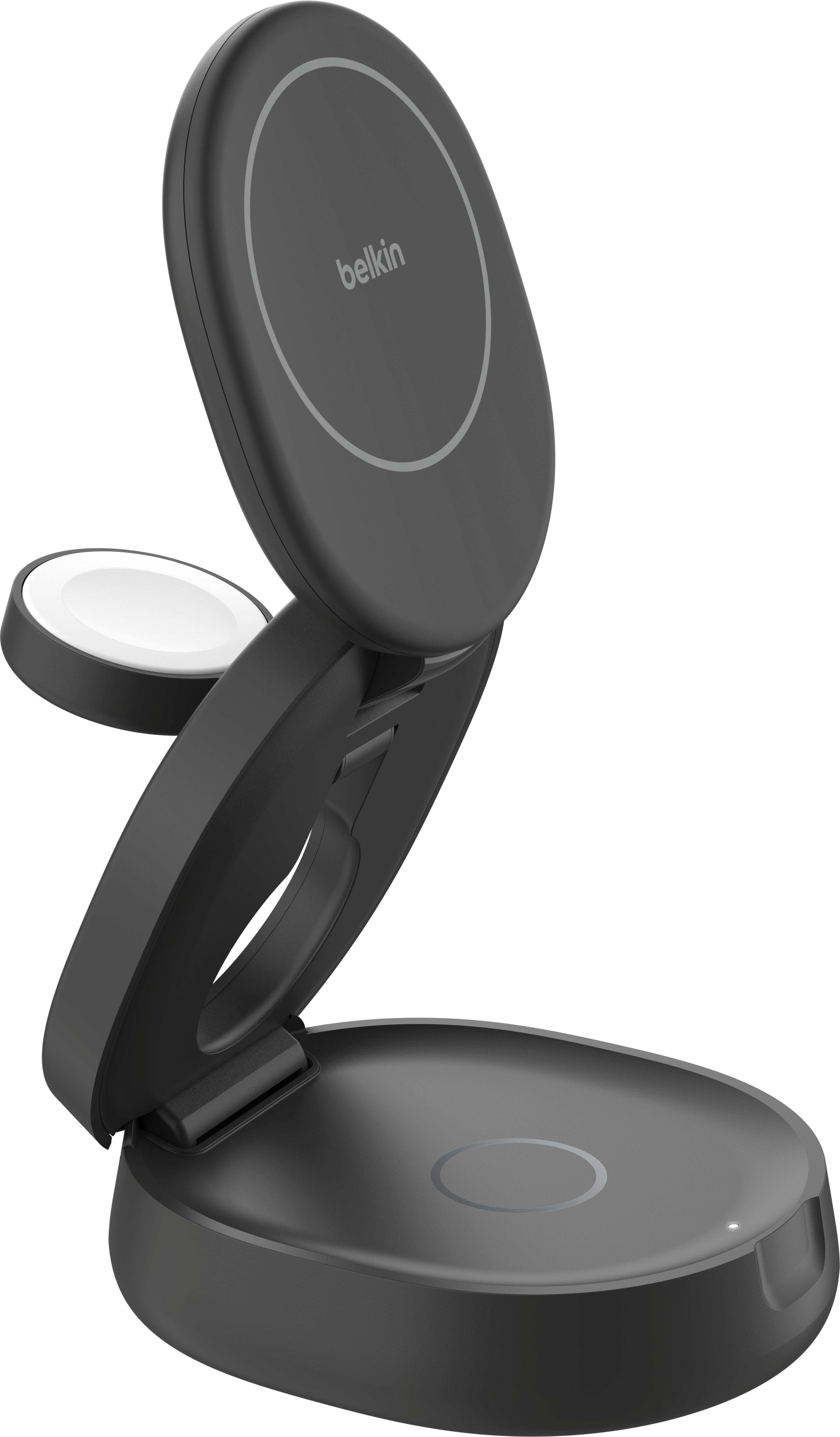 3-in-1 Magnetic Foldable Wireless Charger with Qi2, MagSafe-compatible | US