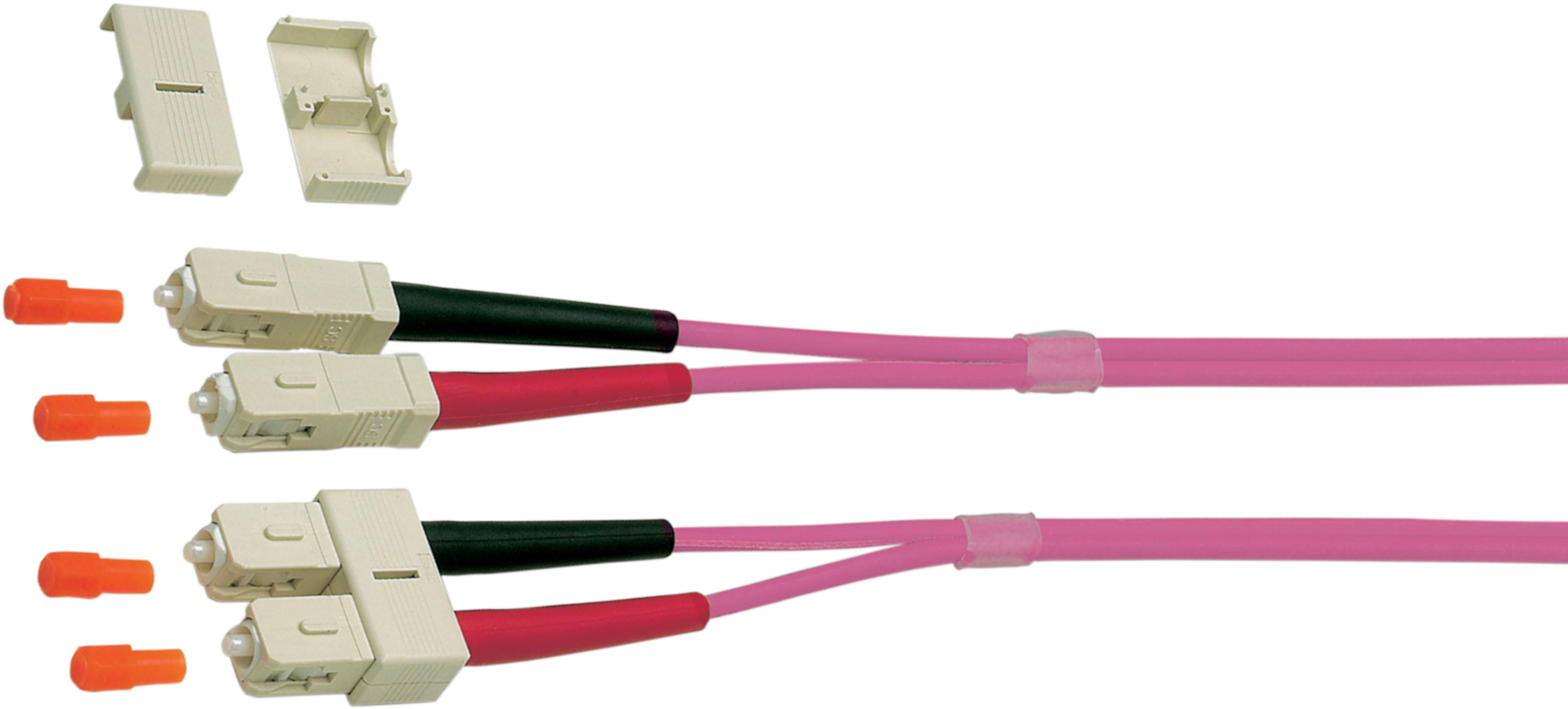 FO Duplex Patch Cable SC-SC 50/125µ 1m