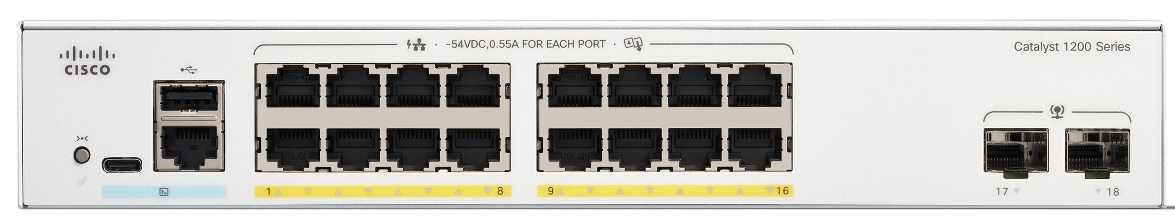 Cisco Catalyst C1200-16P-2G Switch