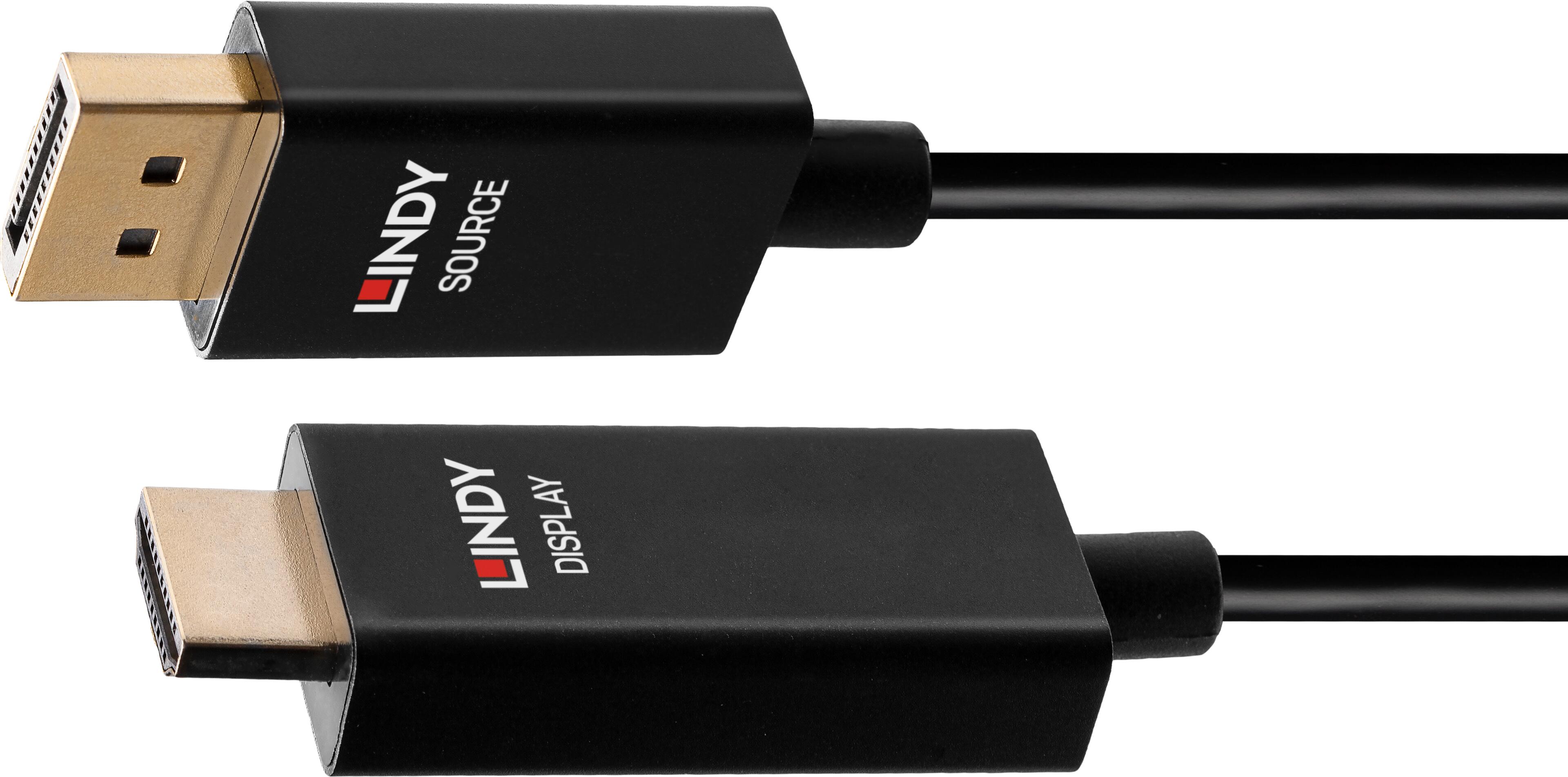 Câble actif LINDY DisplayPort - HDMI, 3m
