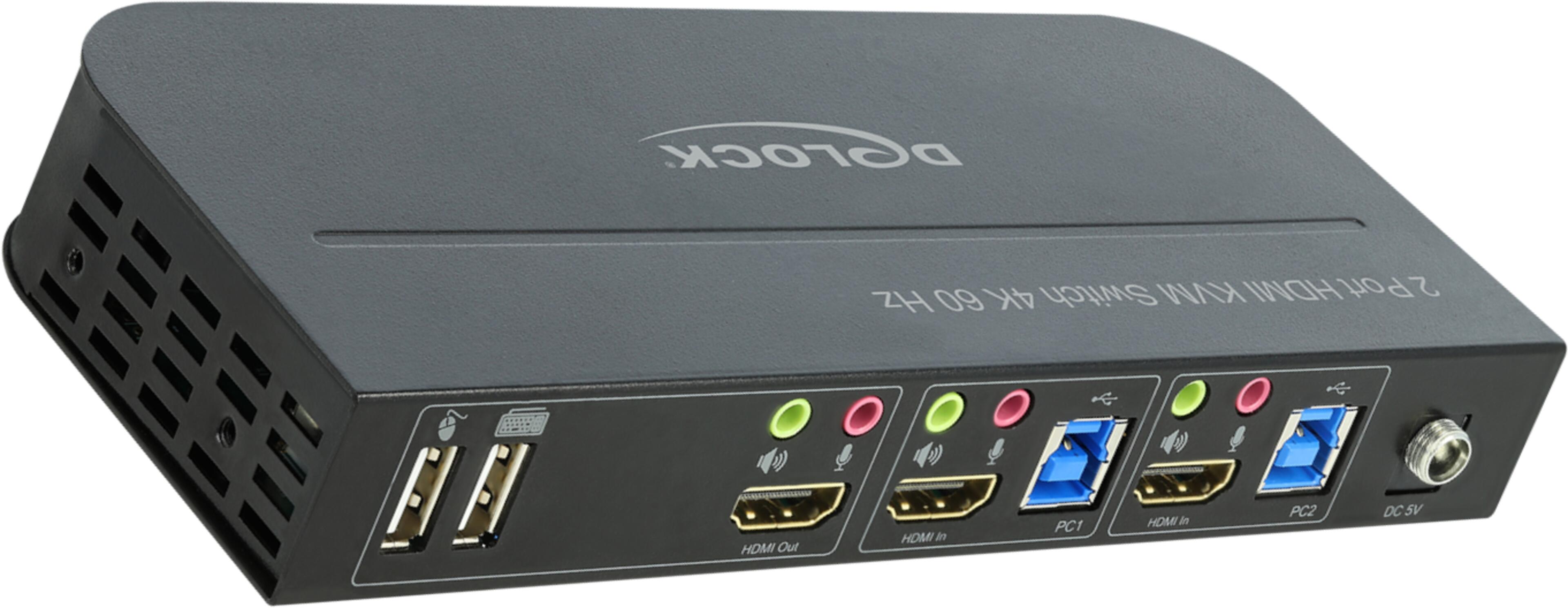 Delock KVM Switch 2-port HDMI