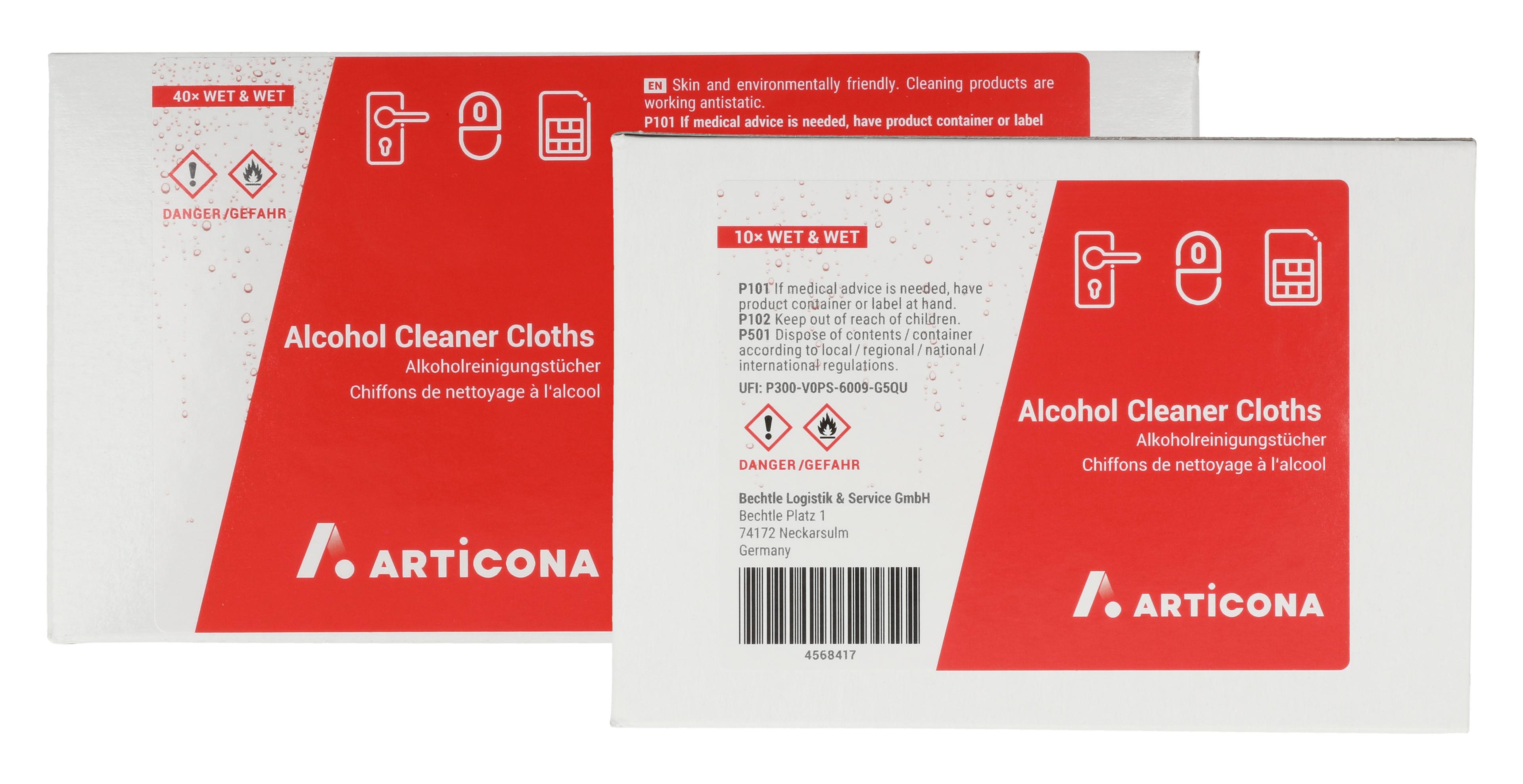 Chiffon ARTICONA nettoyage à l'alcoolx10