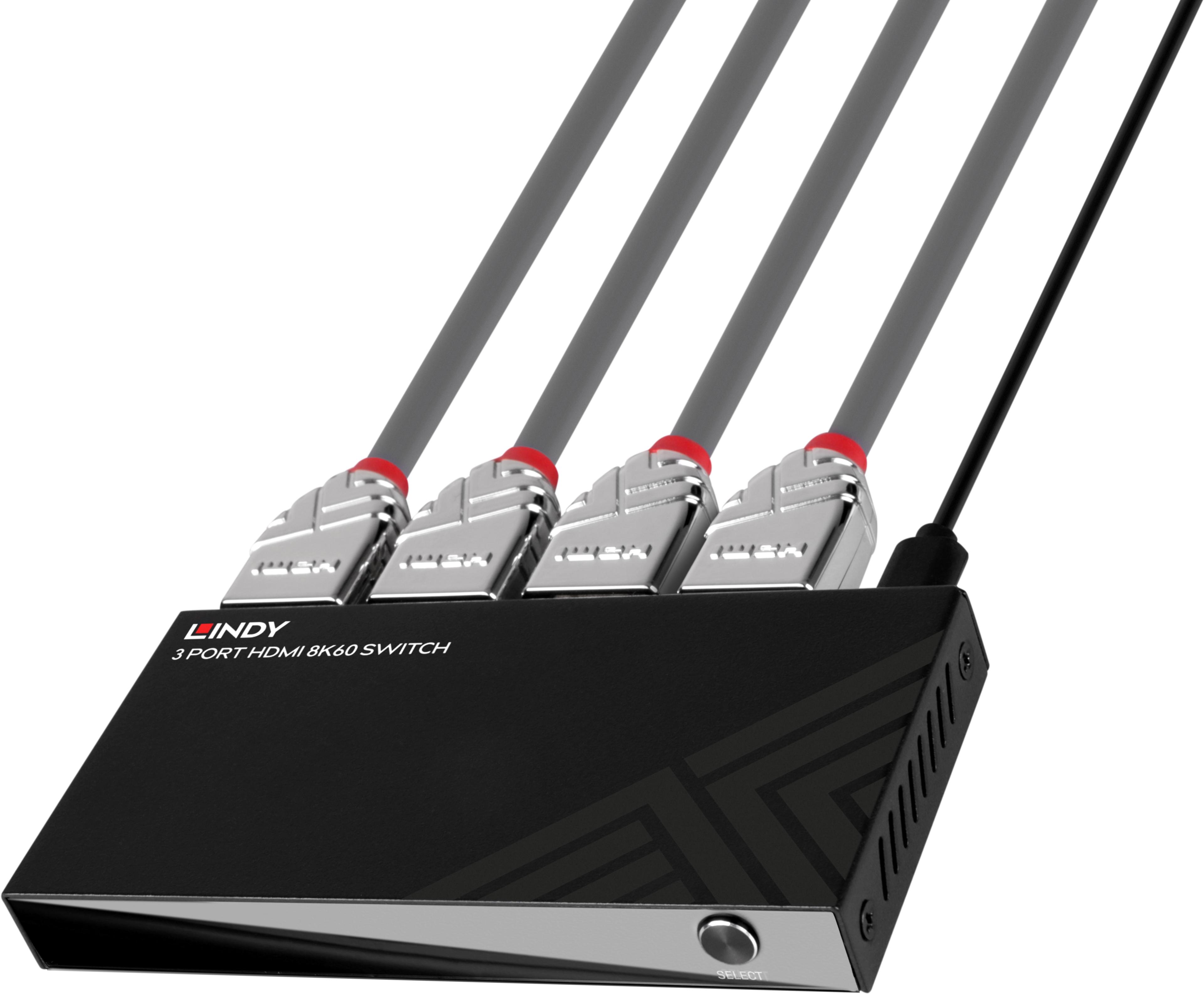 LINDY HDMI Selector 3:1 8K