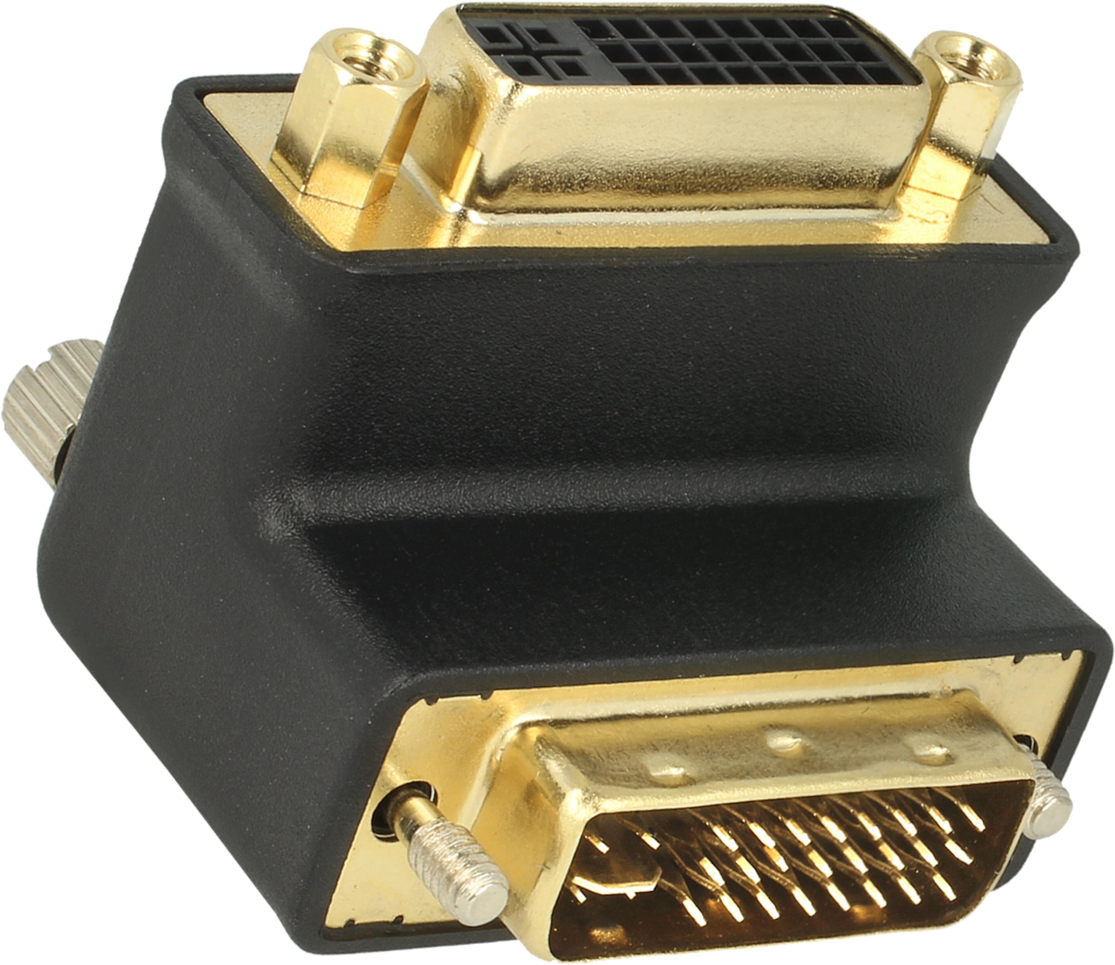 Delock DVI-I Adapter 90°oben